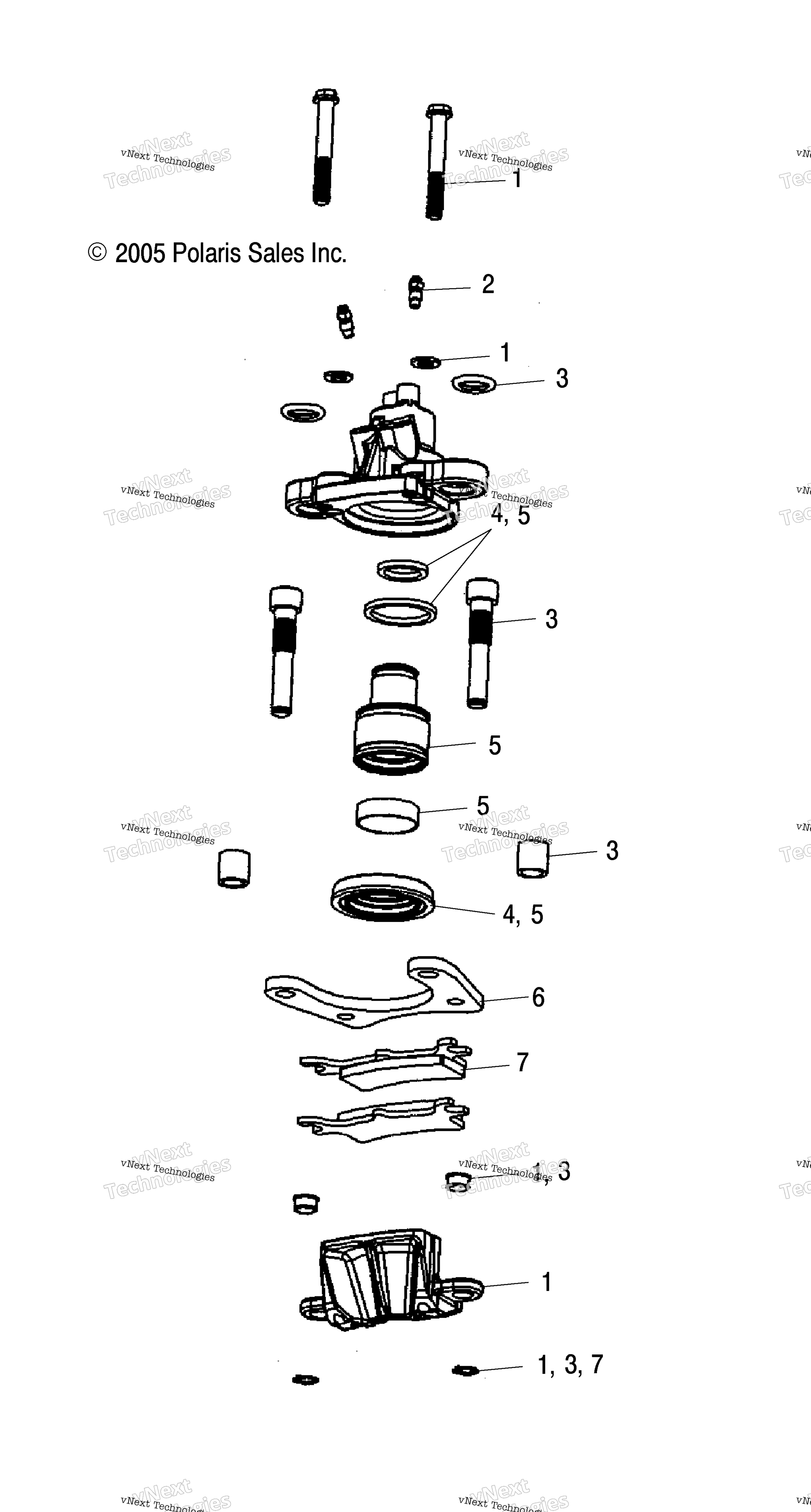 Brake, Caliper, задний