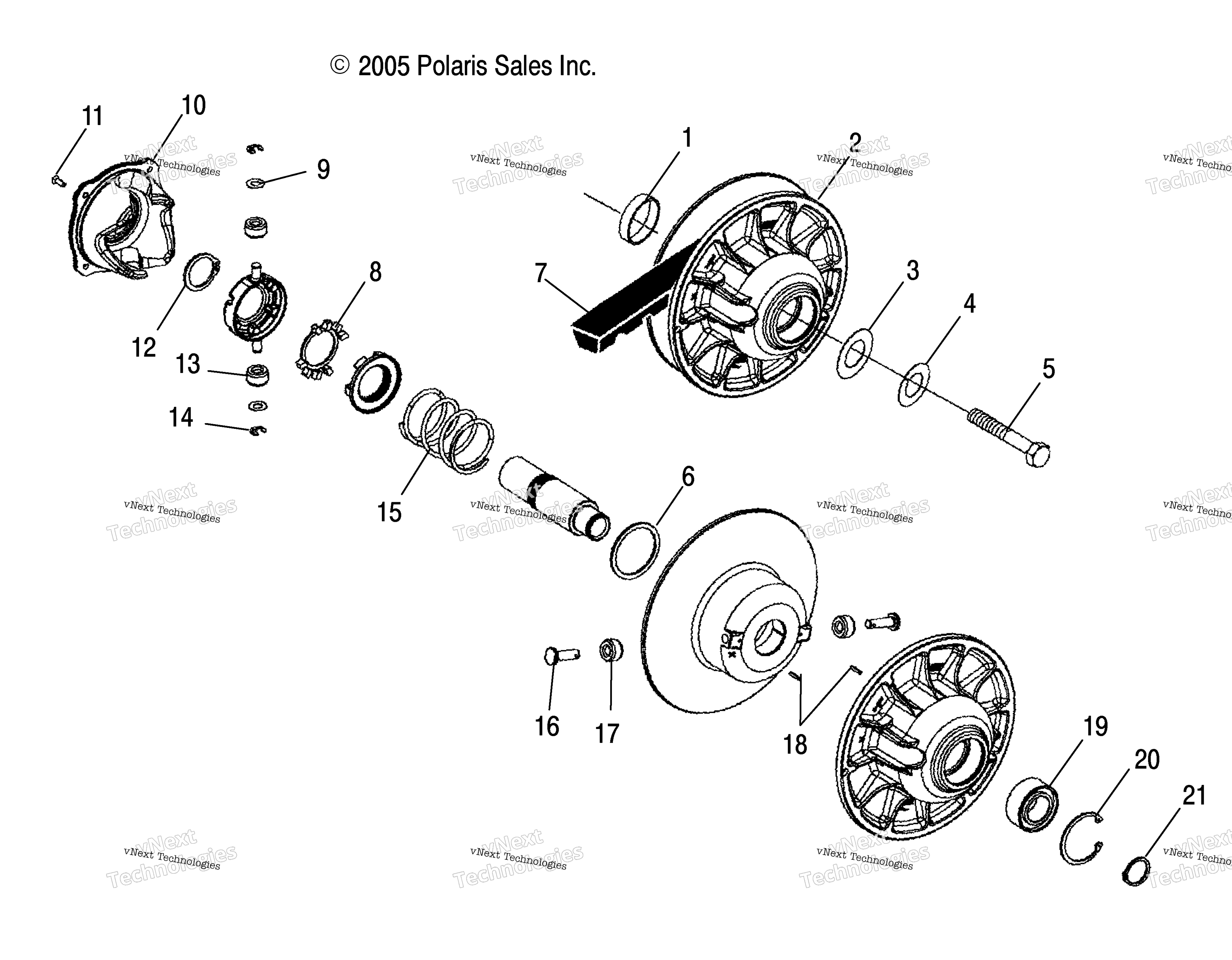 Clutch, Driven A07mh50al / Mn50af / An / At / Ay