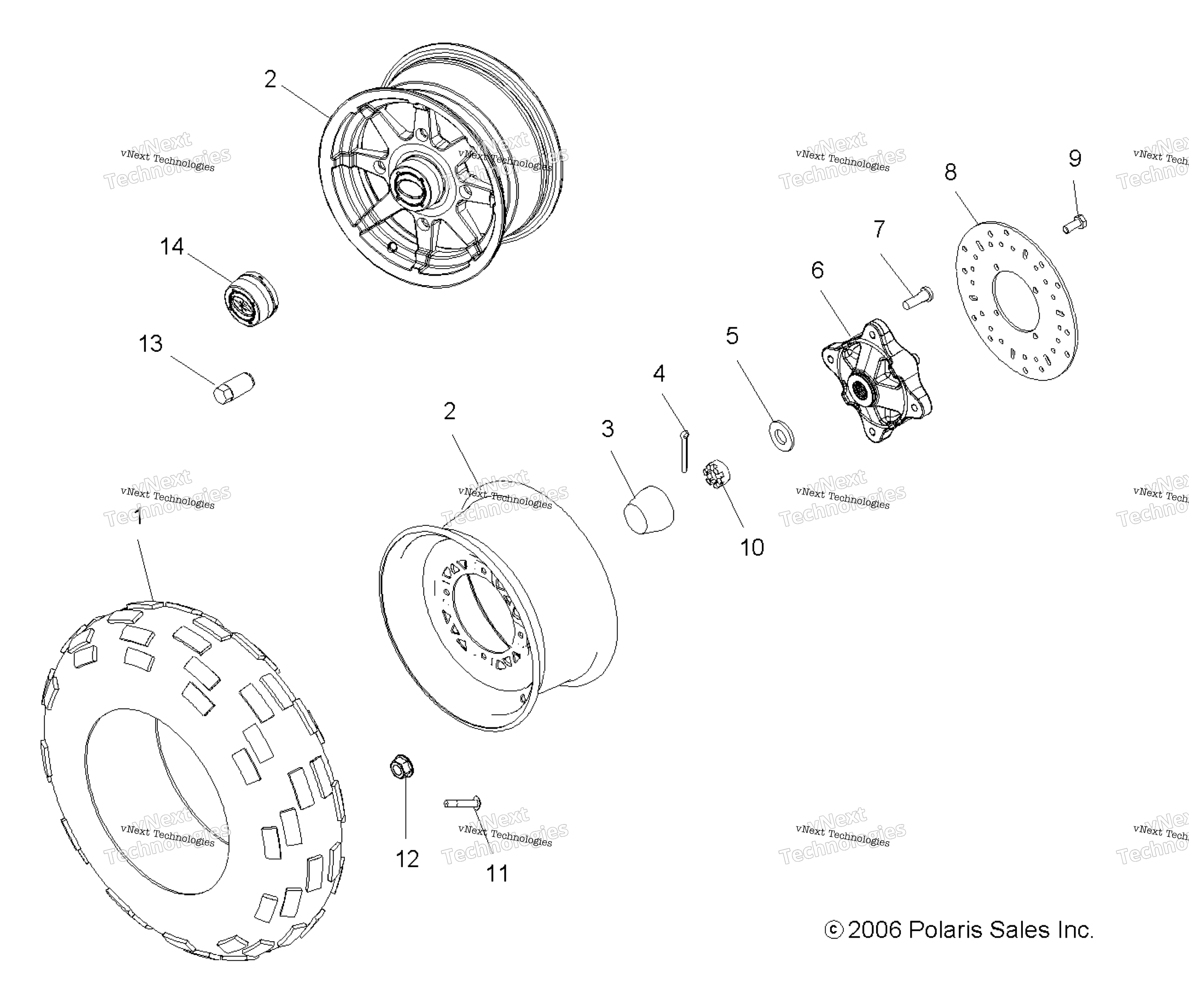 Wheel, передний