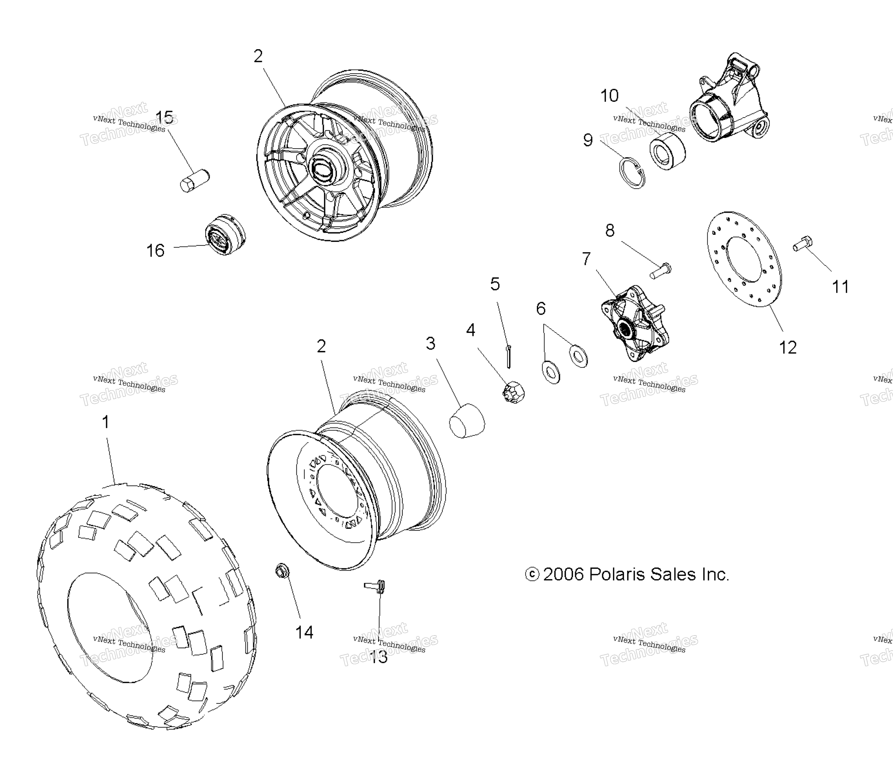 Wheel, задний