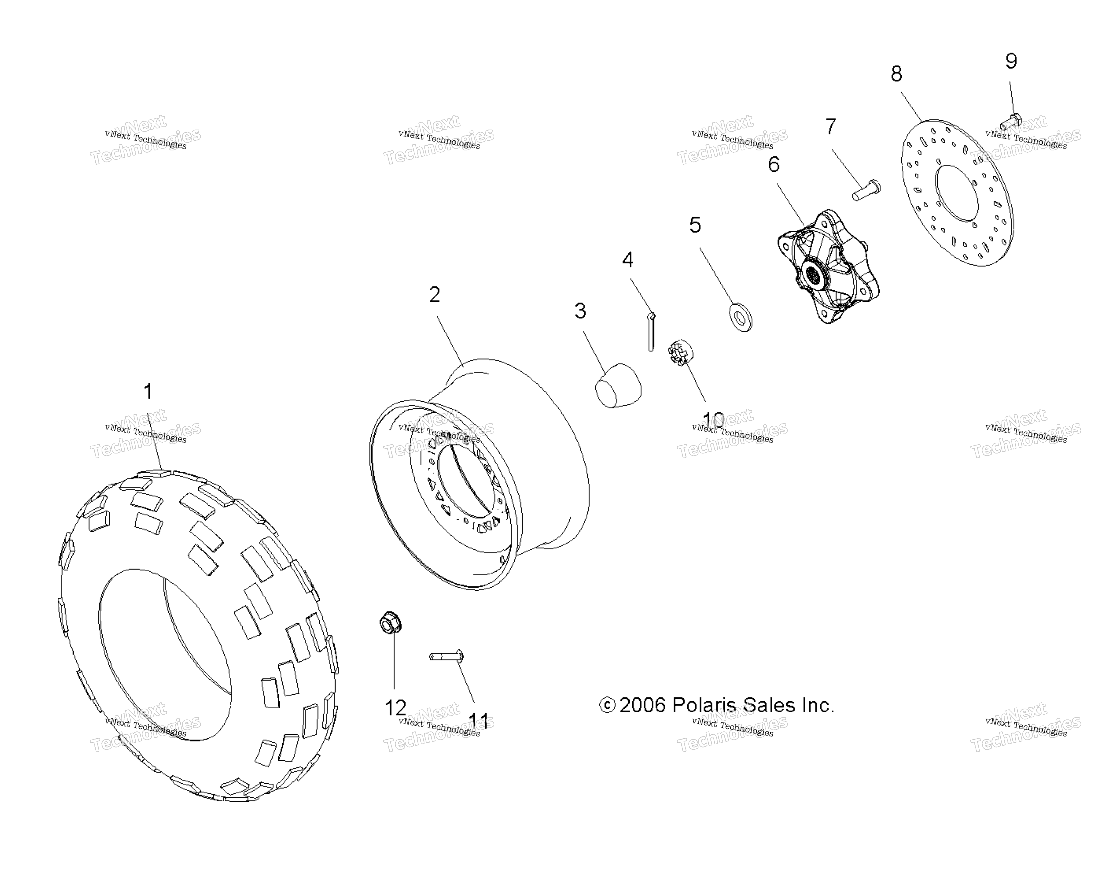 Wheel, передний