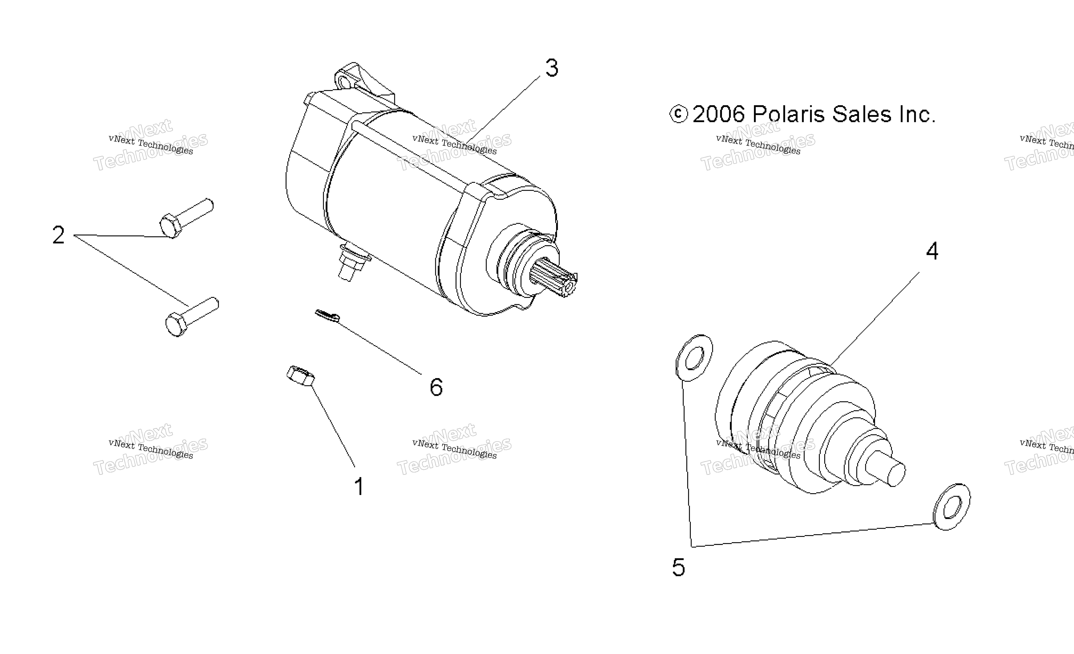 двигатель Starting Motor
