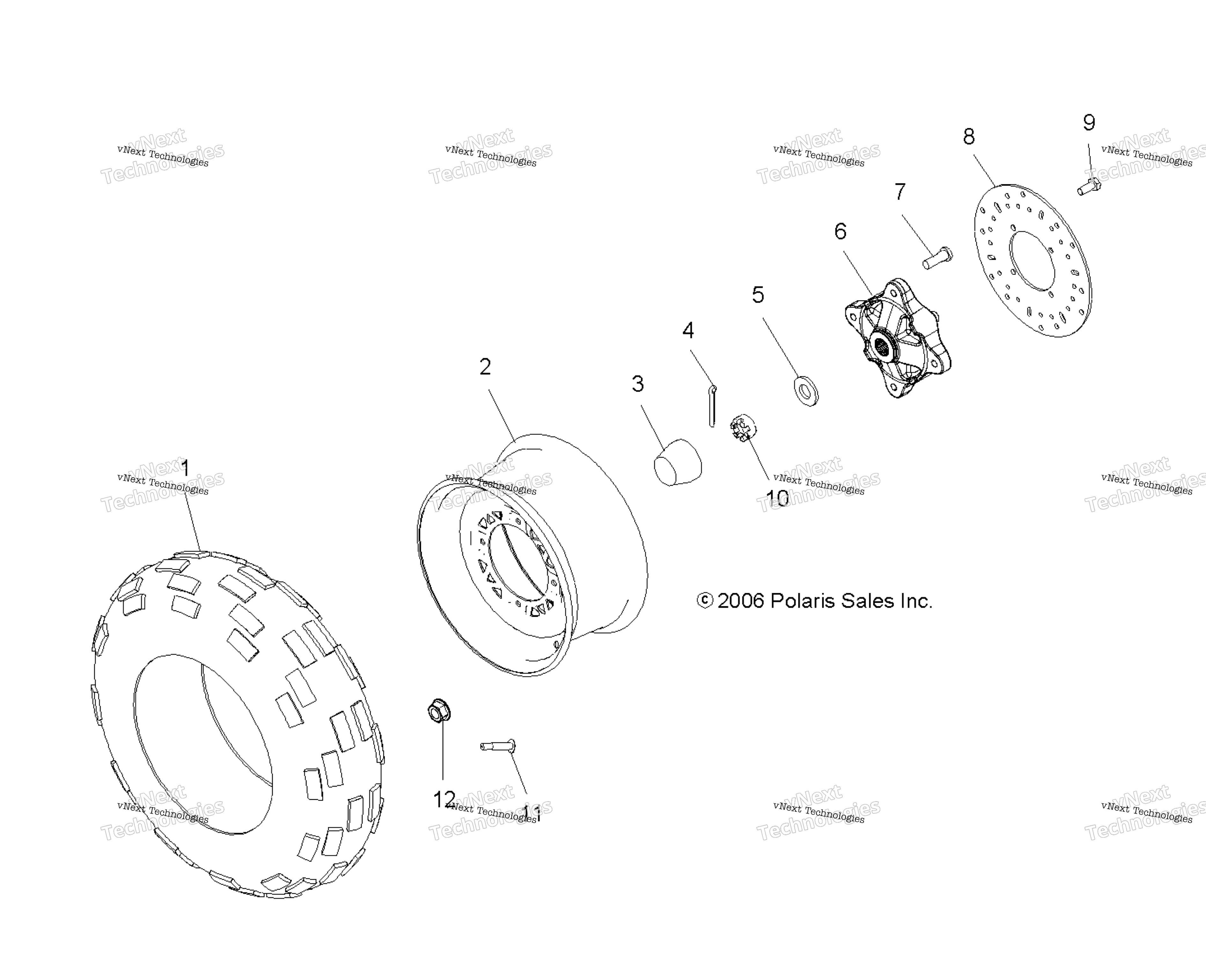 Wheel, передний