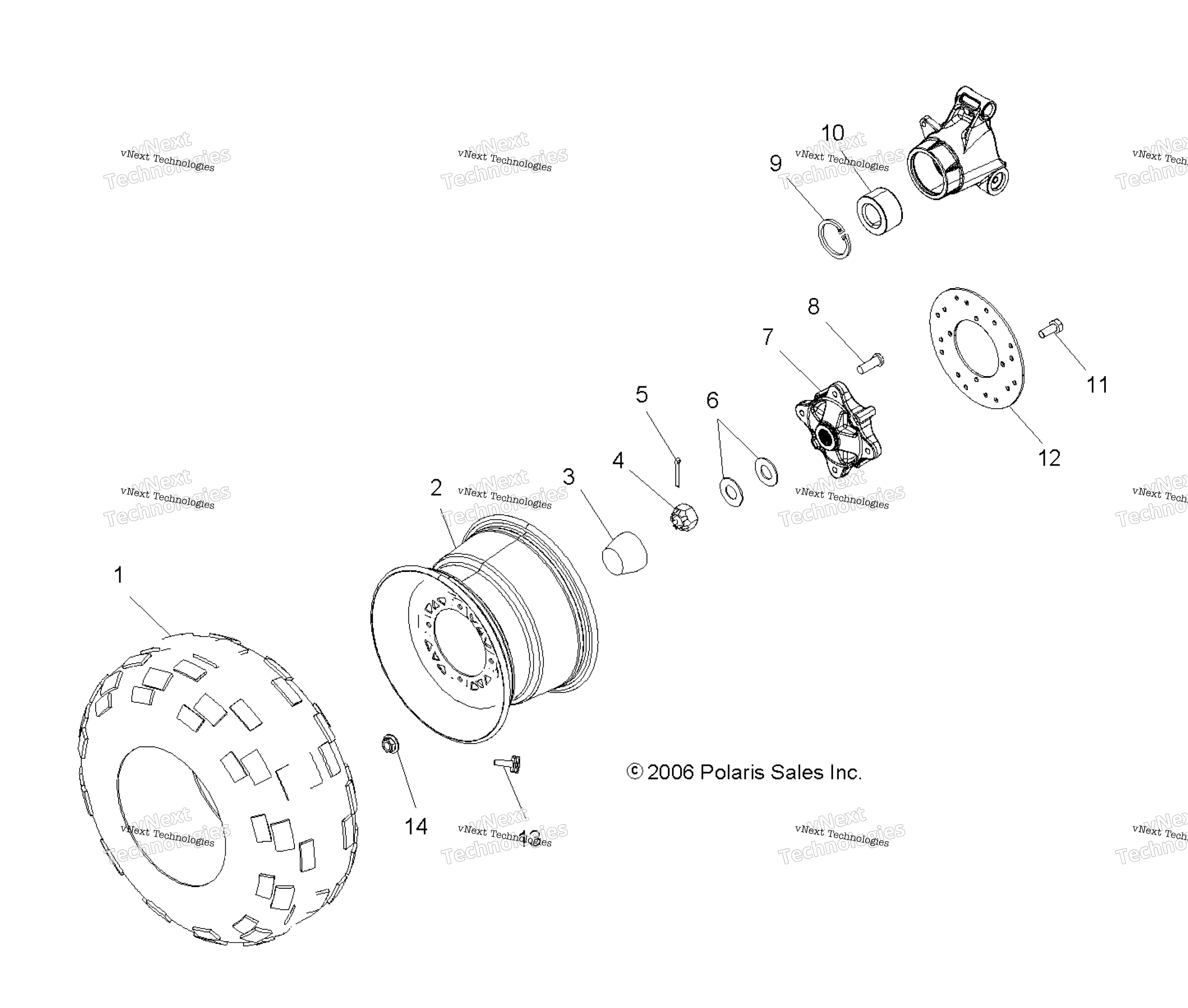 Wheel, задний