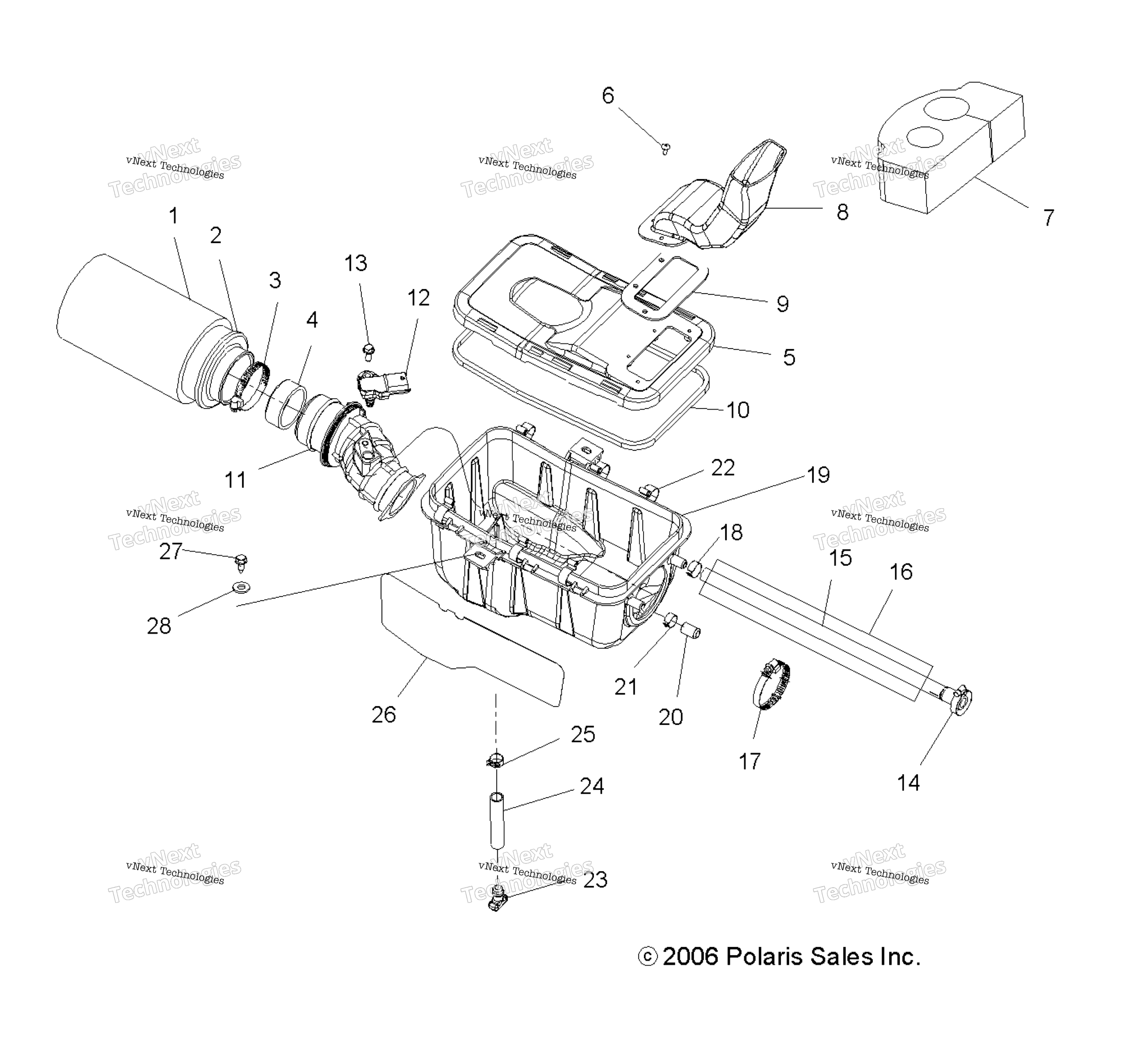 Воздушный Box A07mh76al / Aq / Ax / Ay / Az / A2mn76af / At / Ay