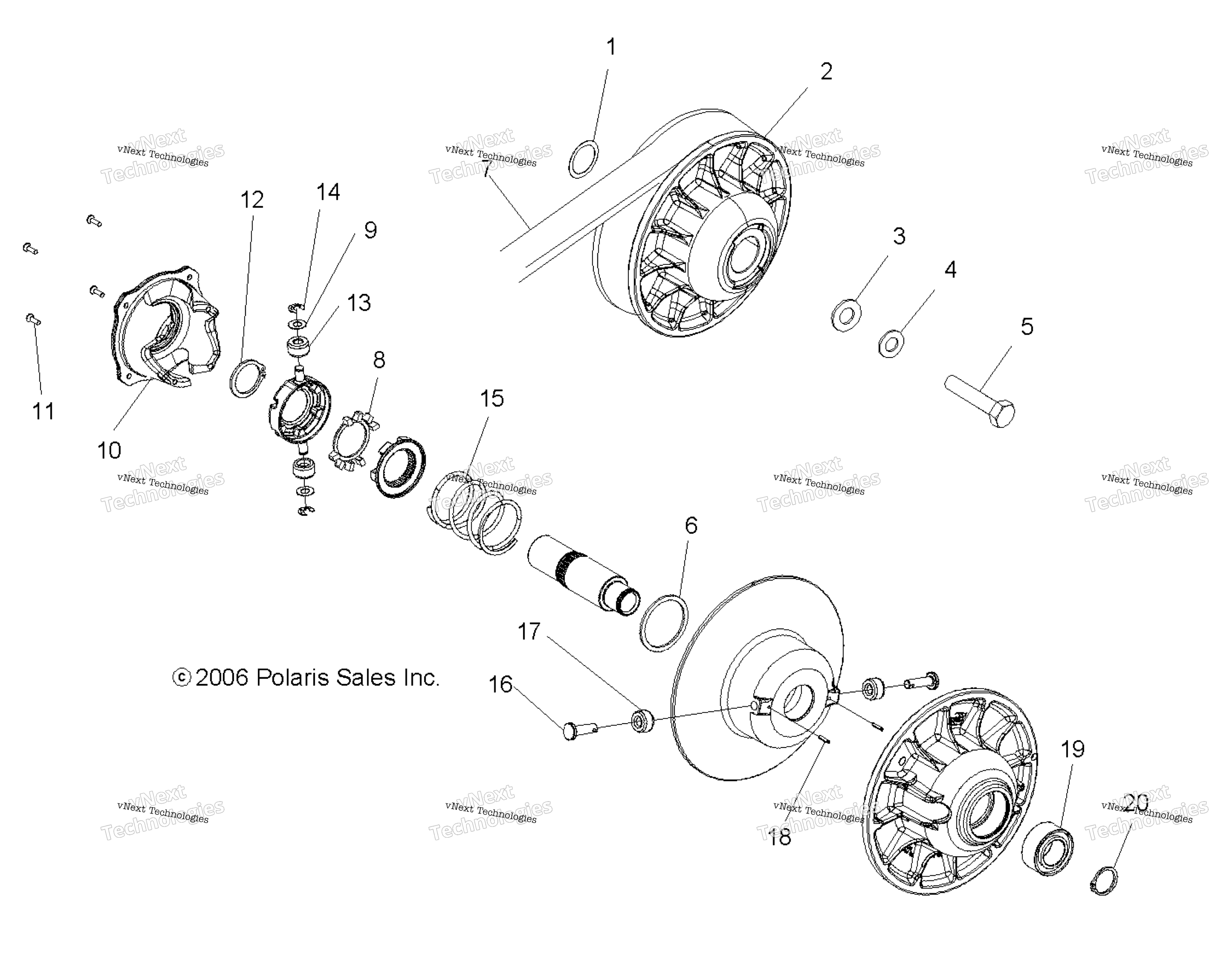 Clutch, Driven A07mh76al / Aq / A2 / Mn76af / At / Ay