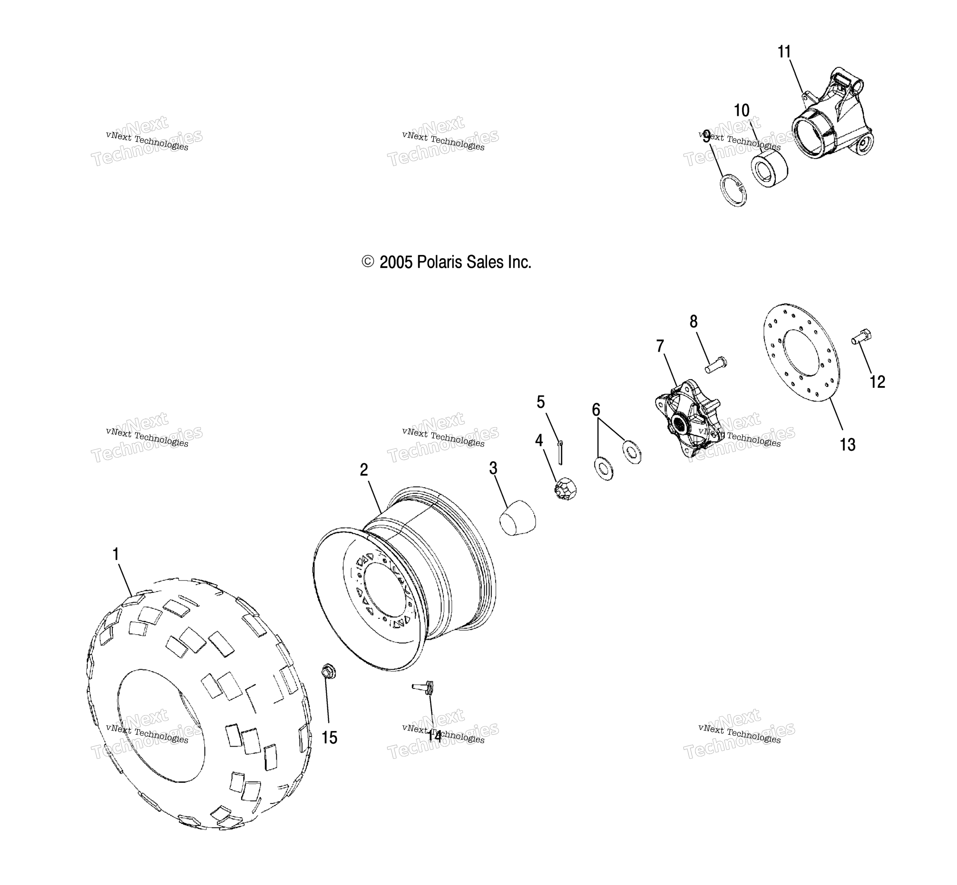 Wheel, задний A07mh76aq / Ax / Ay / Az / Mn76at