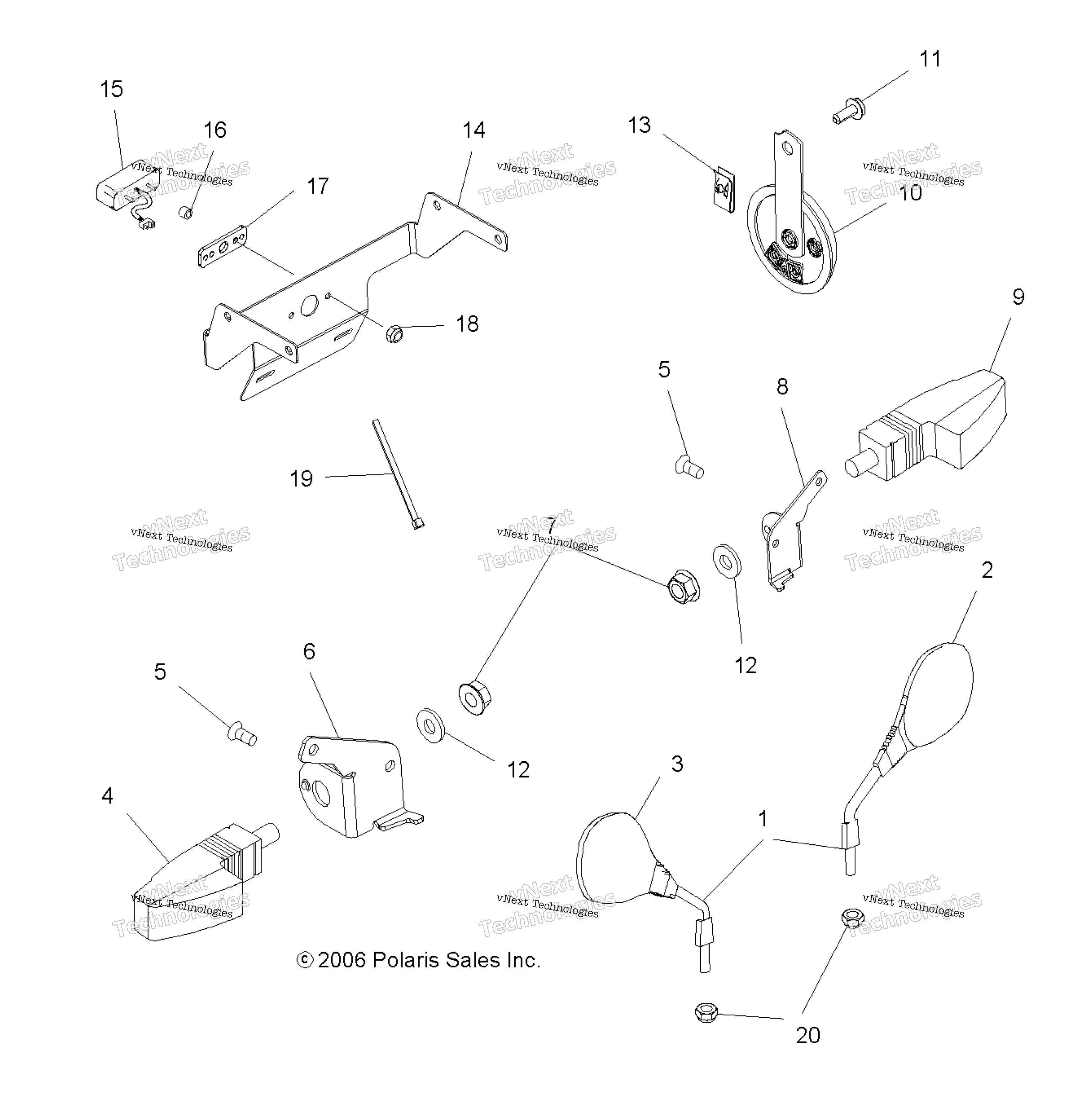 Turn Signals / Mirrors / Horn