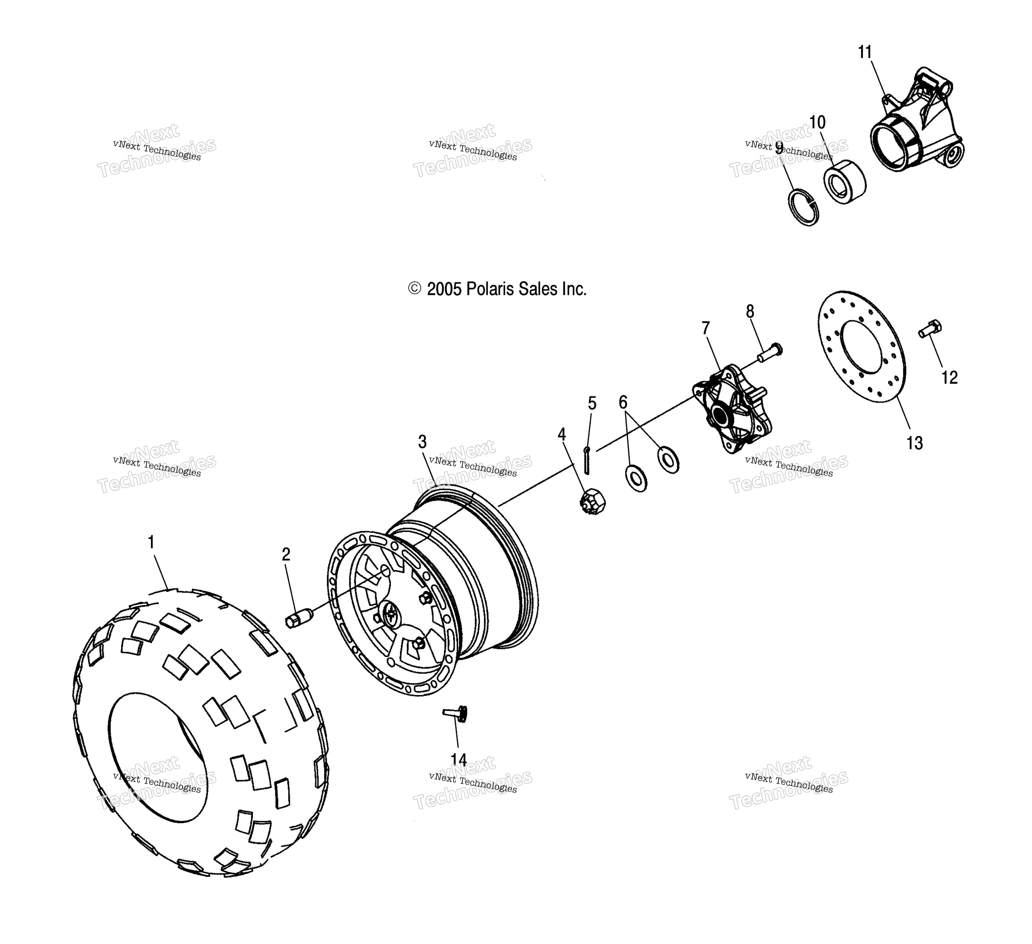 Wheel, задний