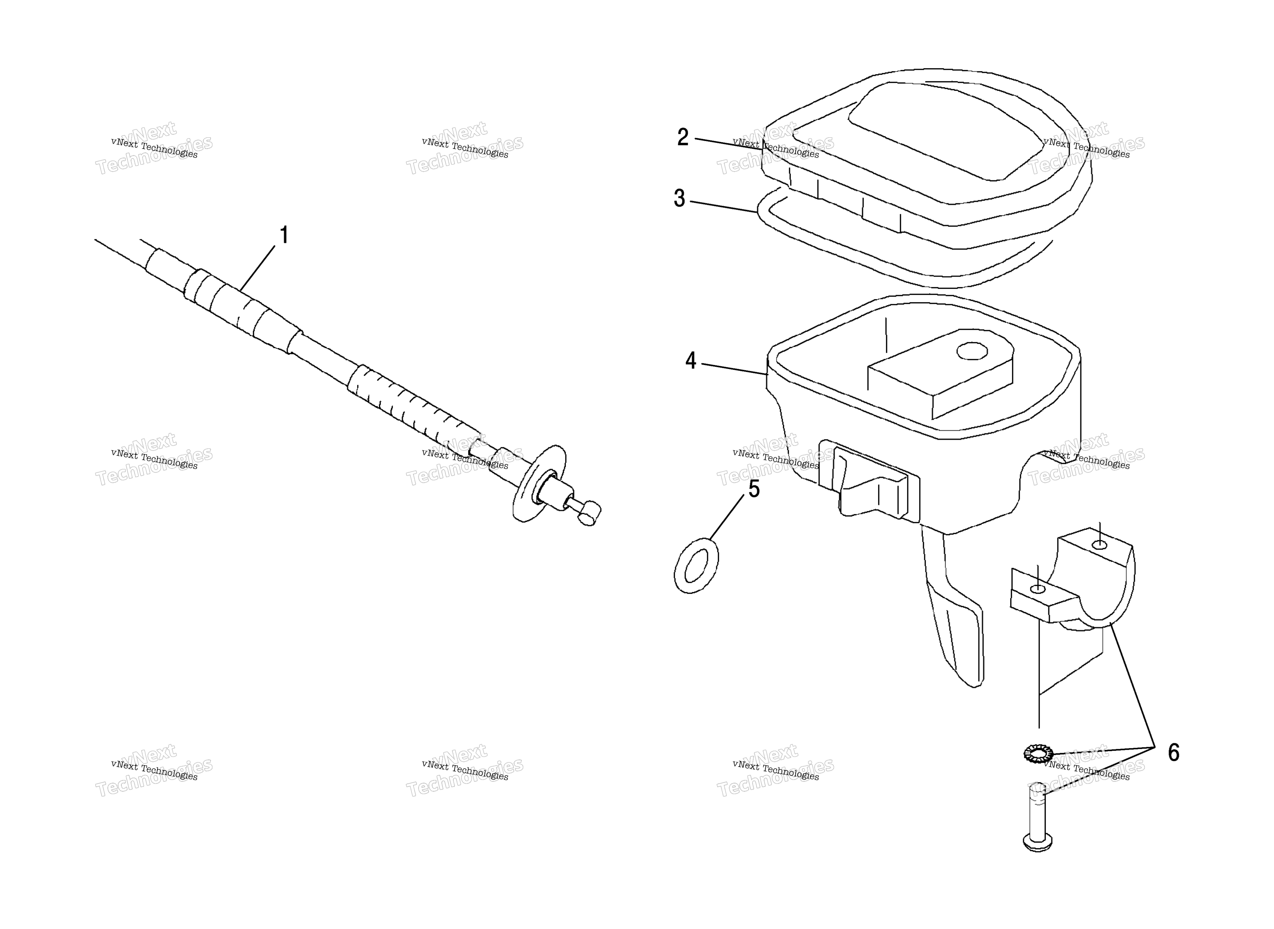 Controls, Throttle Asm. / Cable