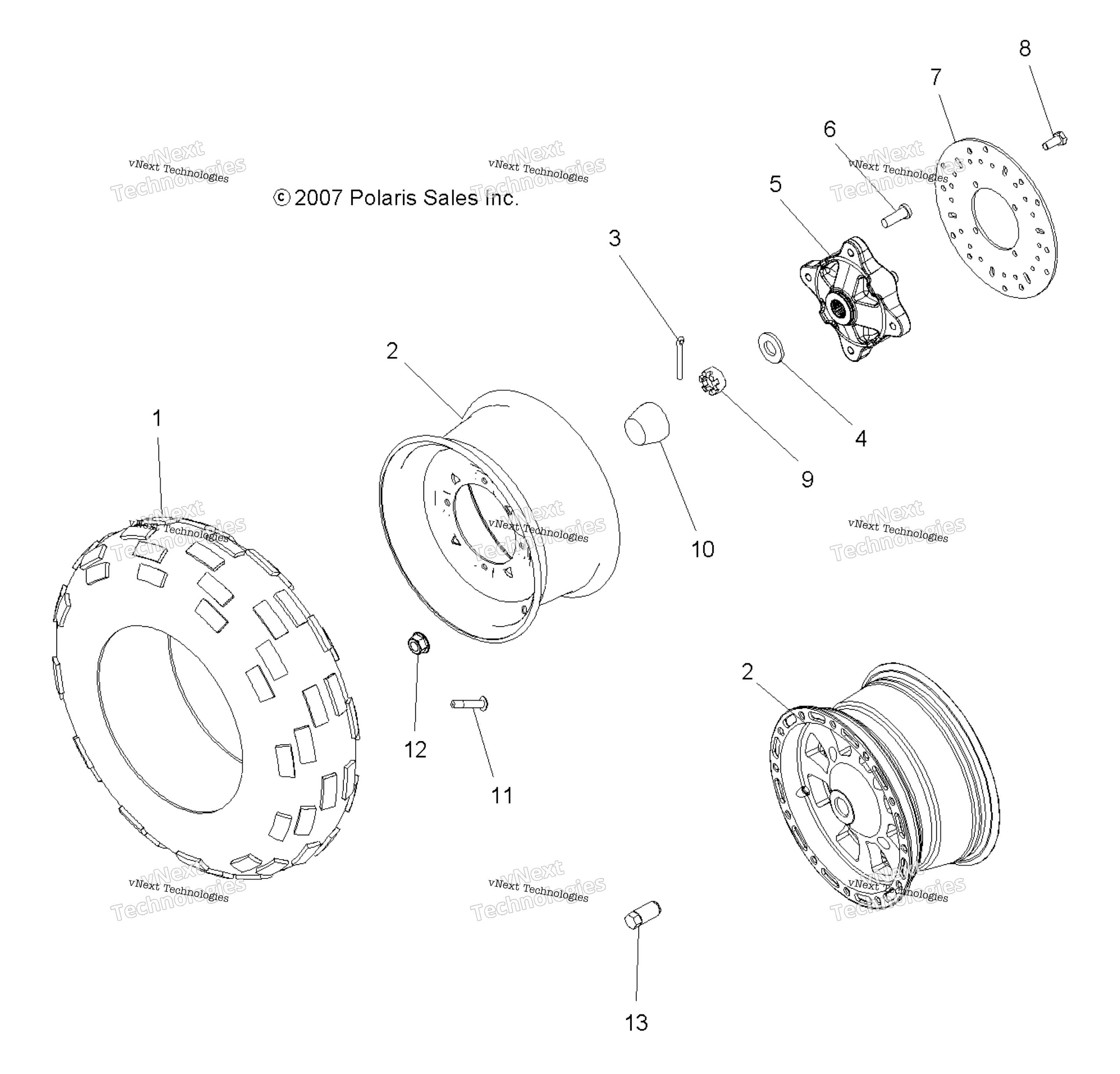 Wheel, передний