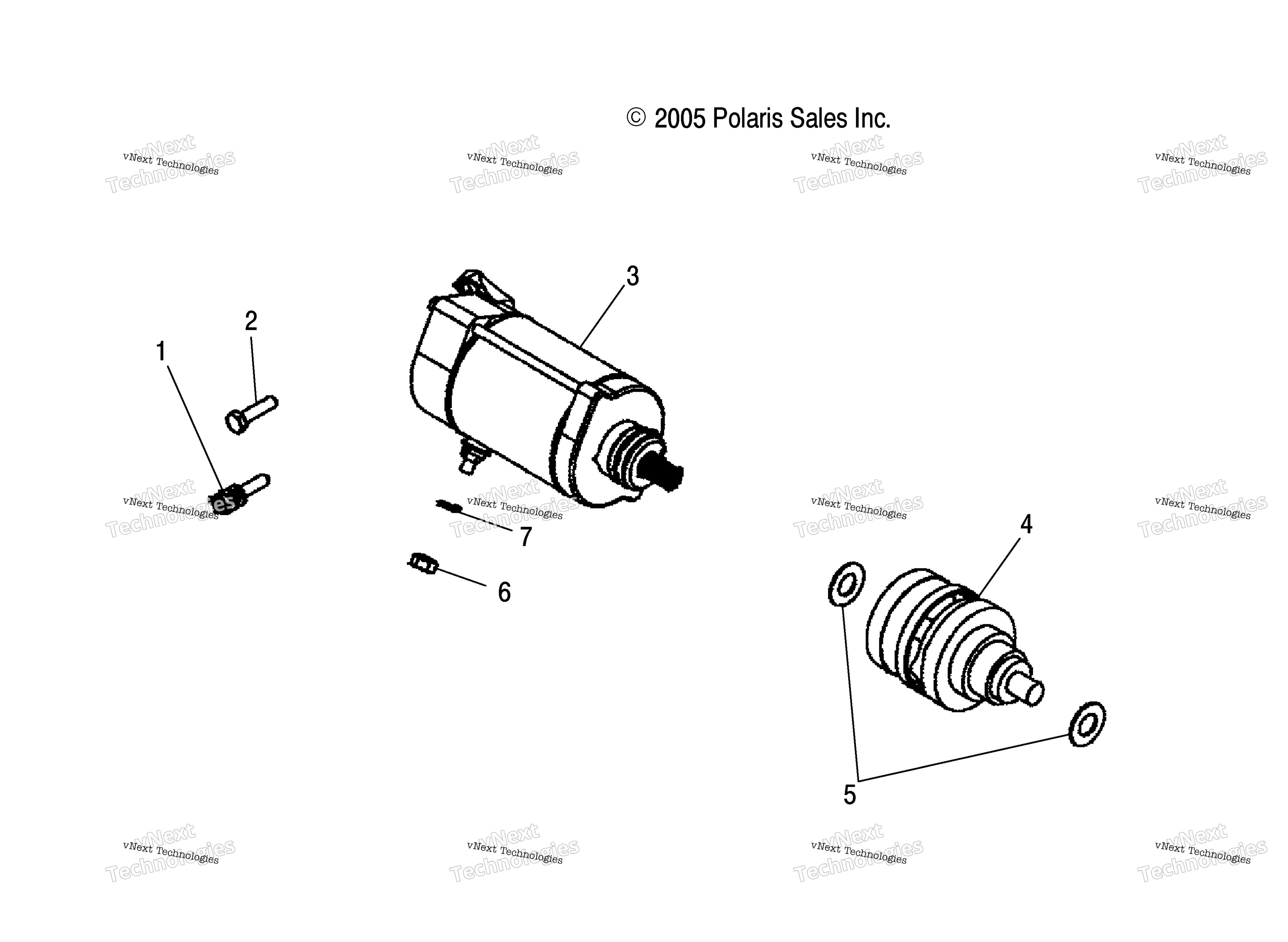 двигатель Starting Motor