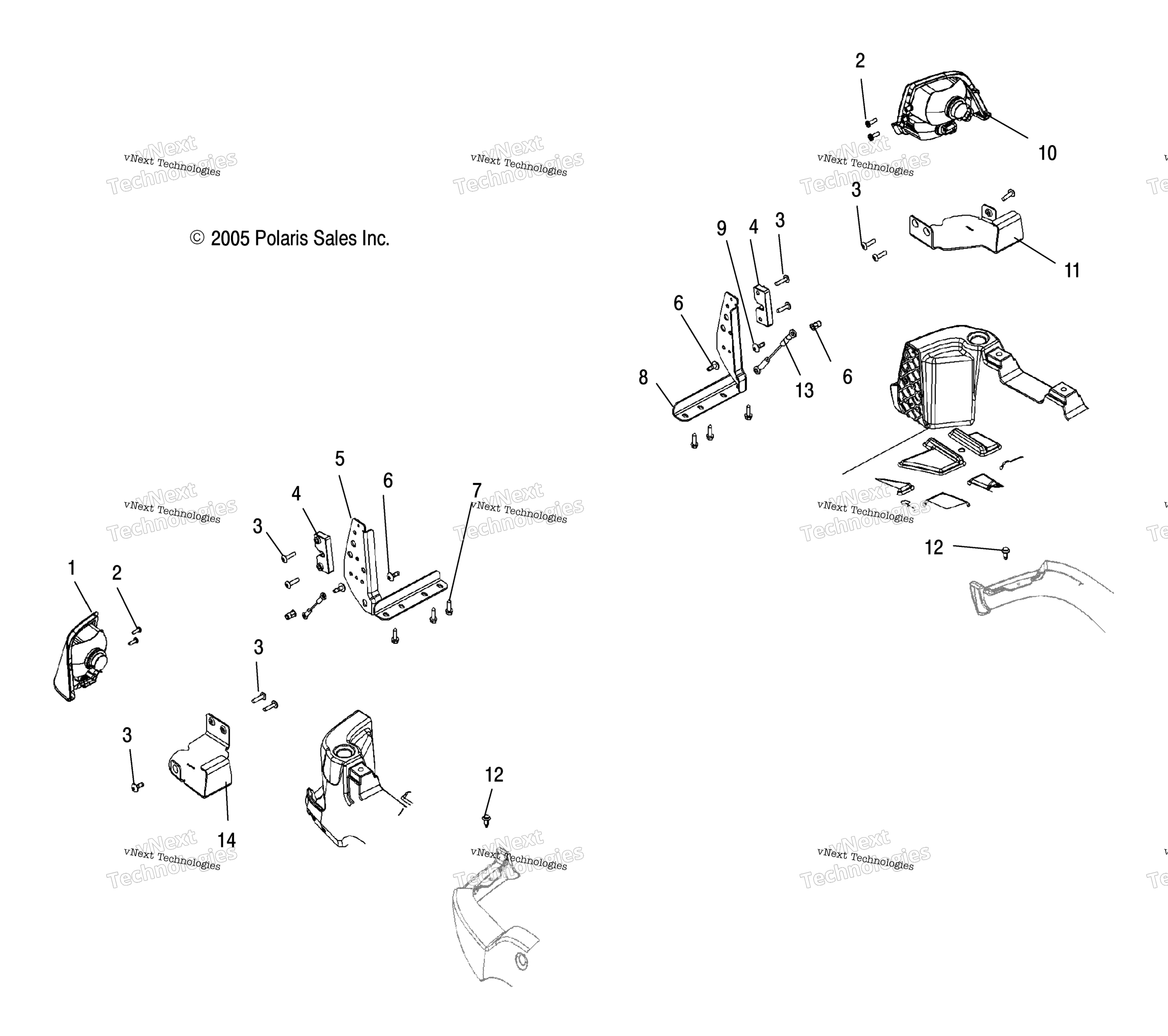 Задний фонарь Mounting