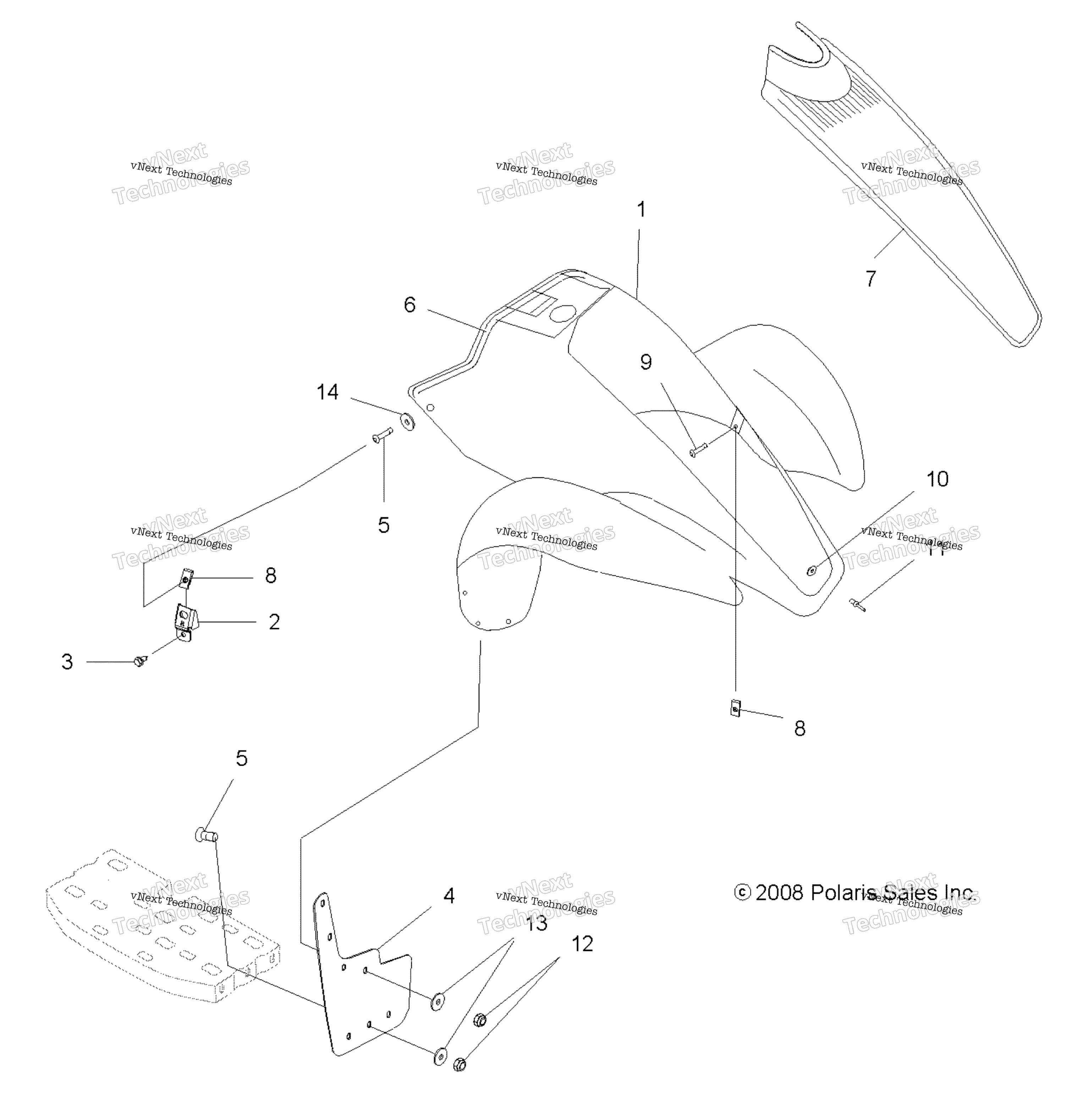 Body, передний Cab