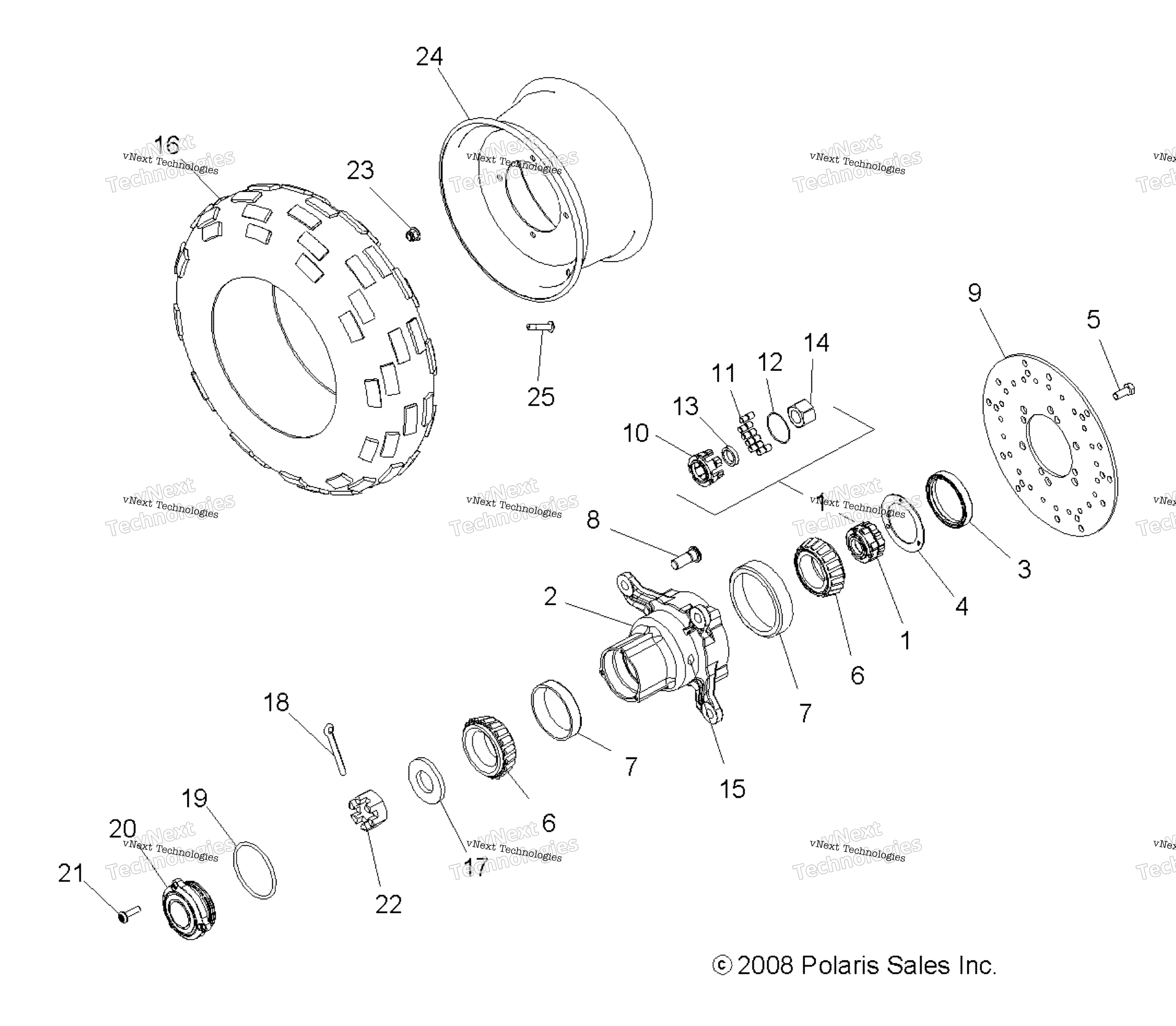 Wheel, передний