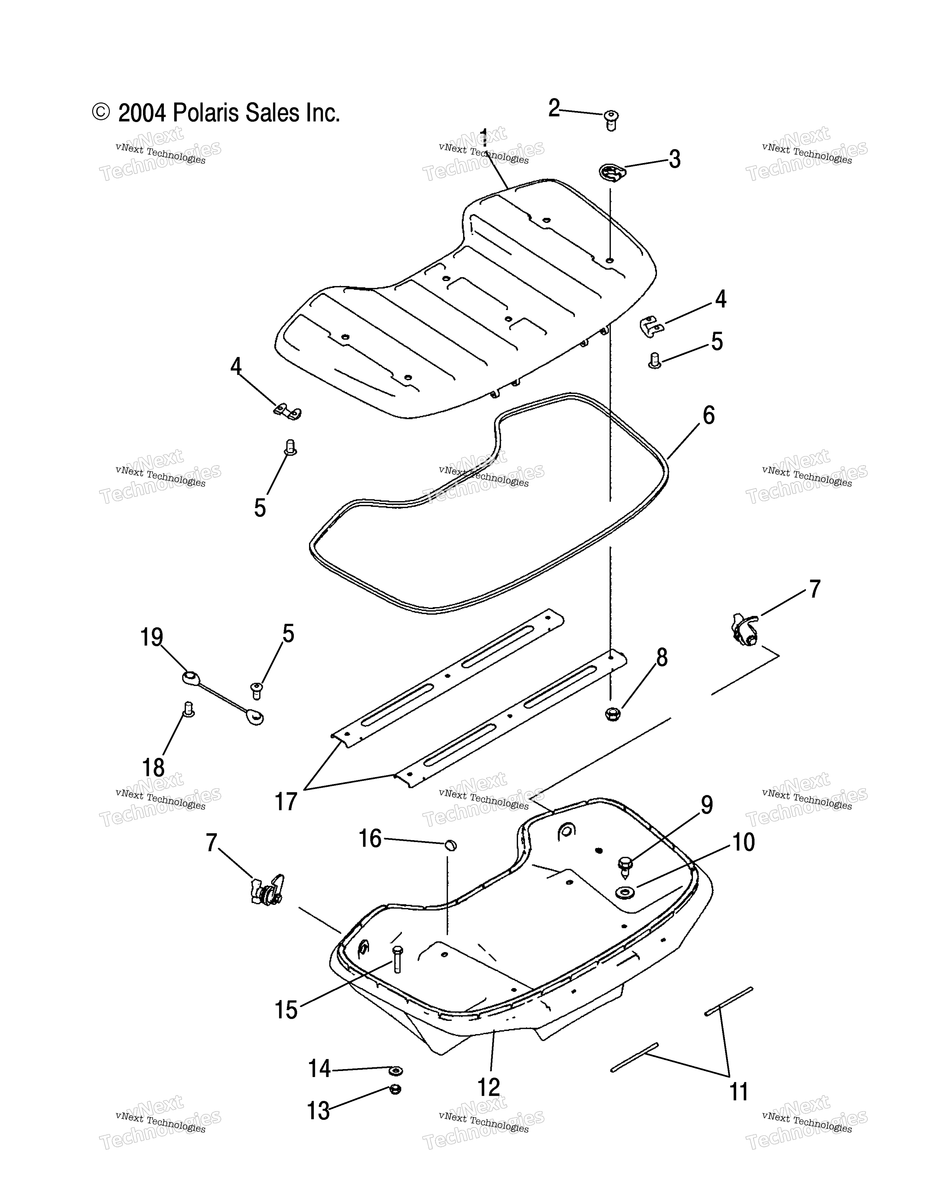 Body, передний Storage