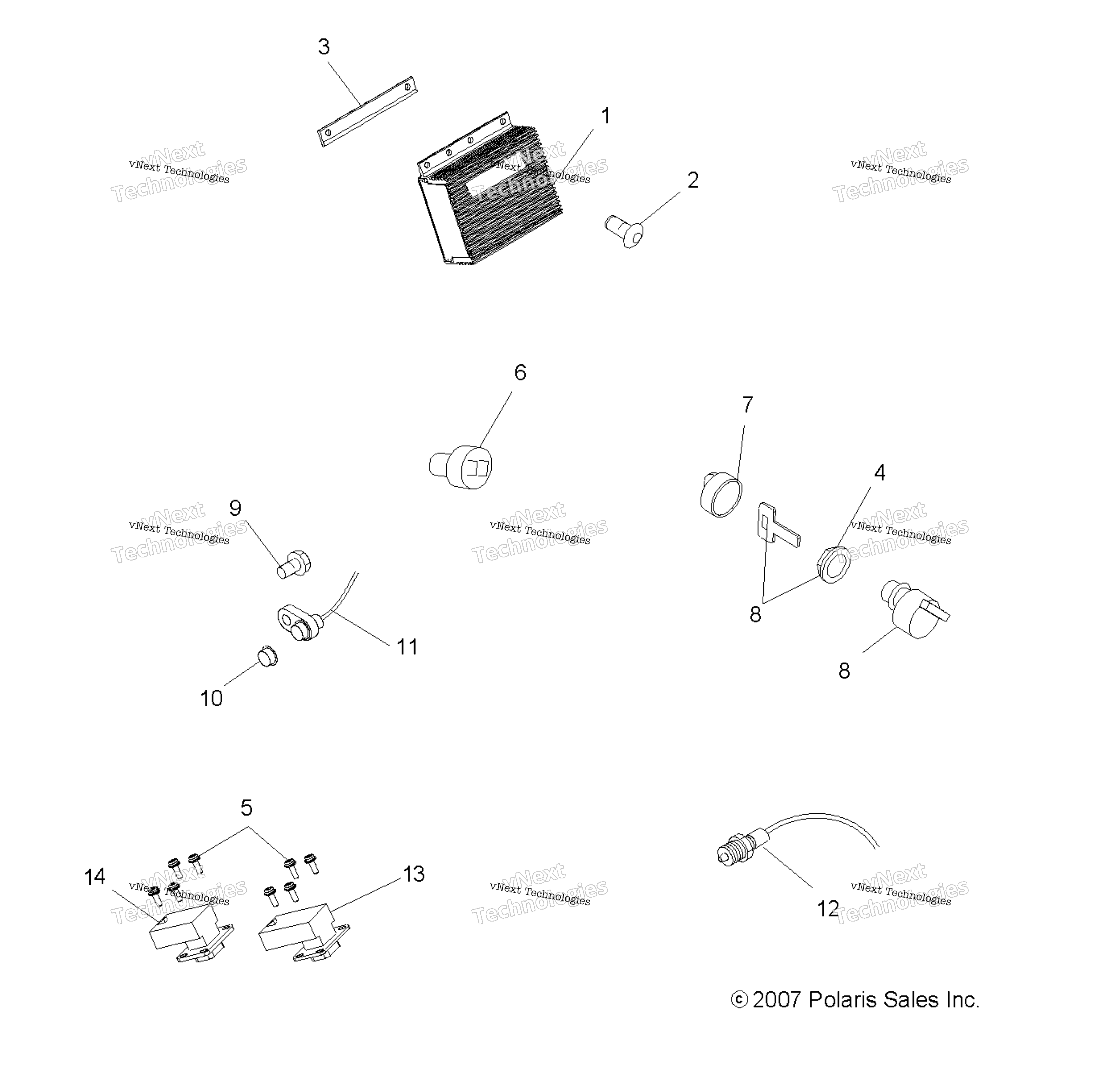 электрооборудование Switches & Sensors & Ecm