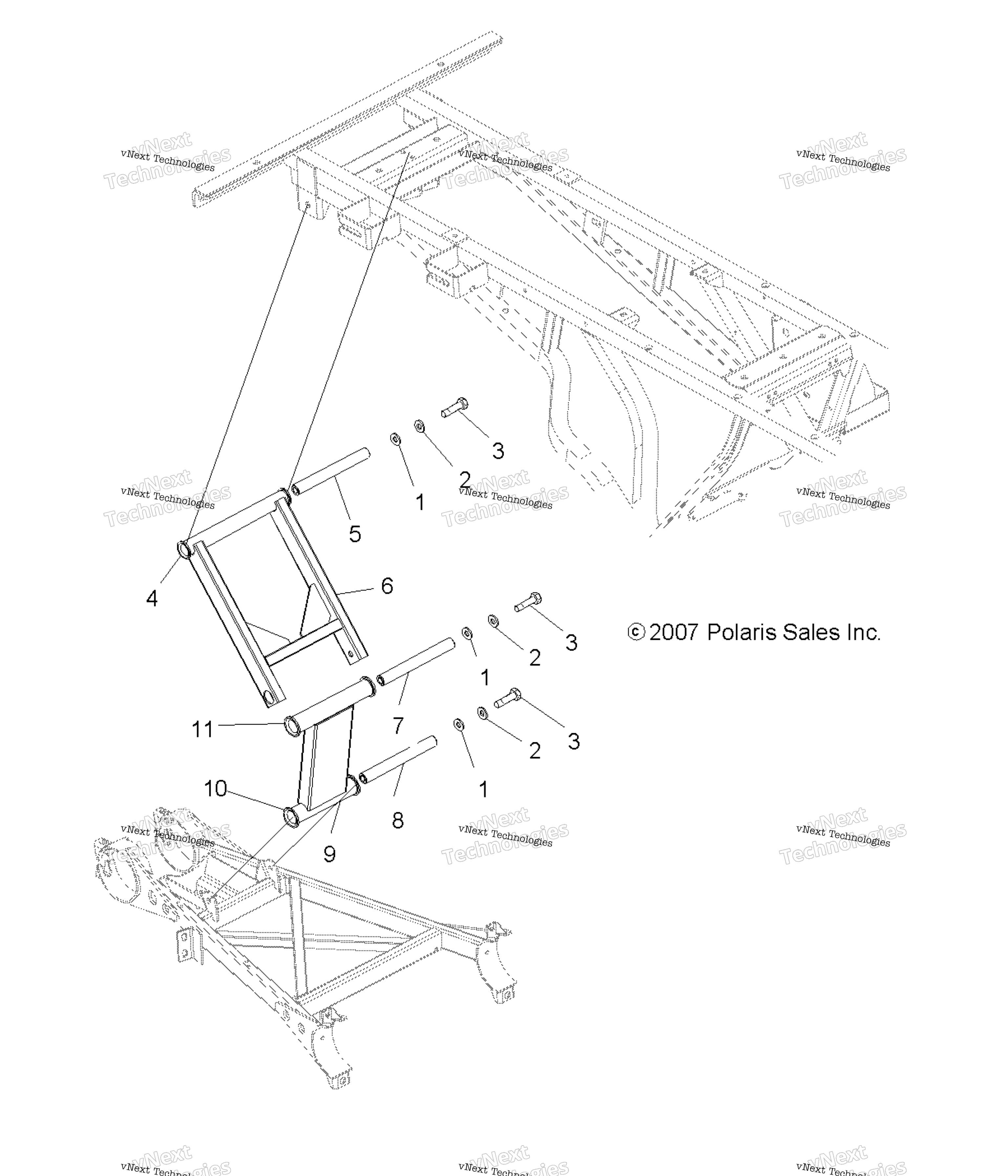 Подвеска, задняя Strut Stabilizer