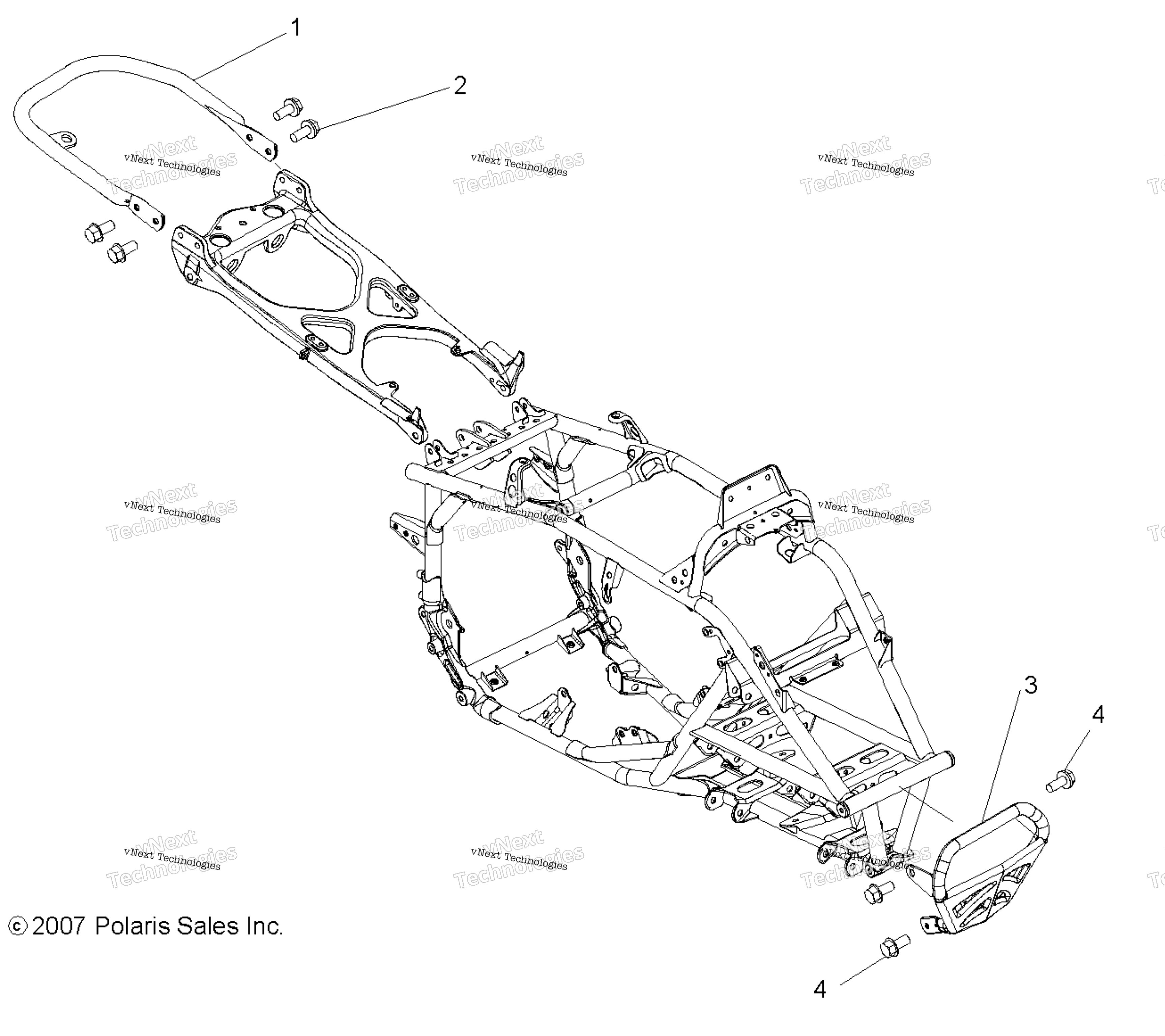 Chassis, бампер & Grab Bar