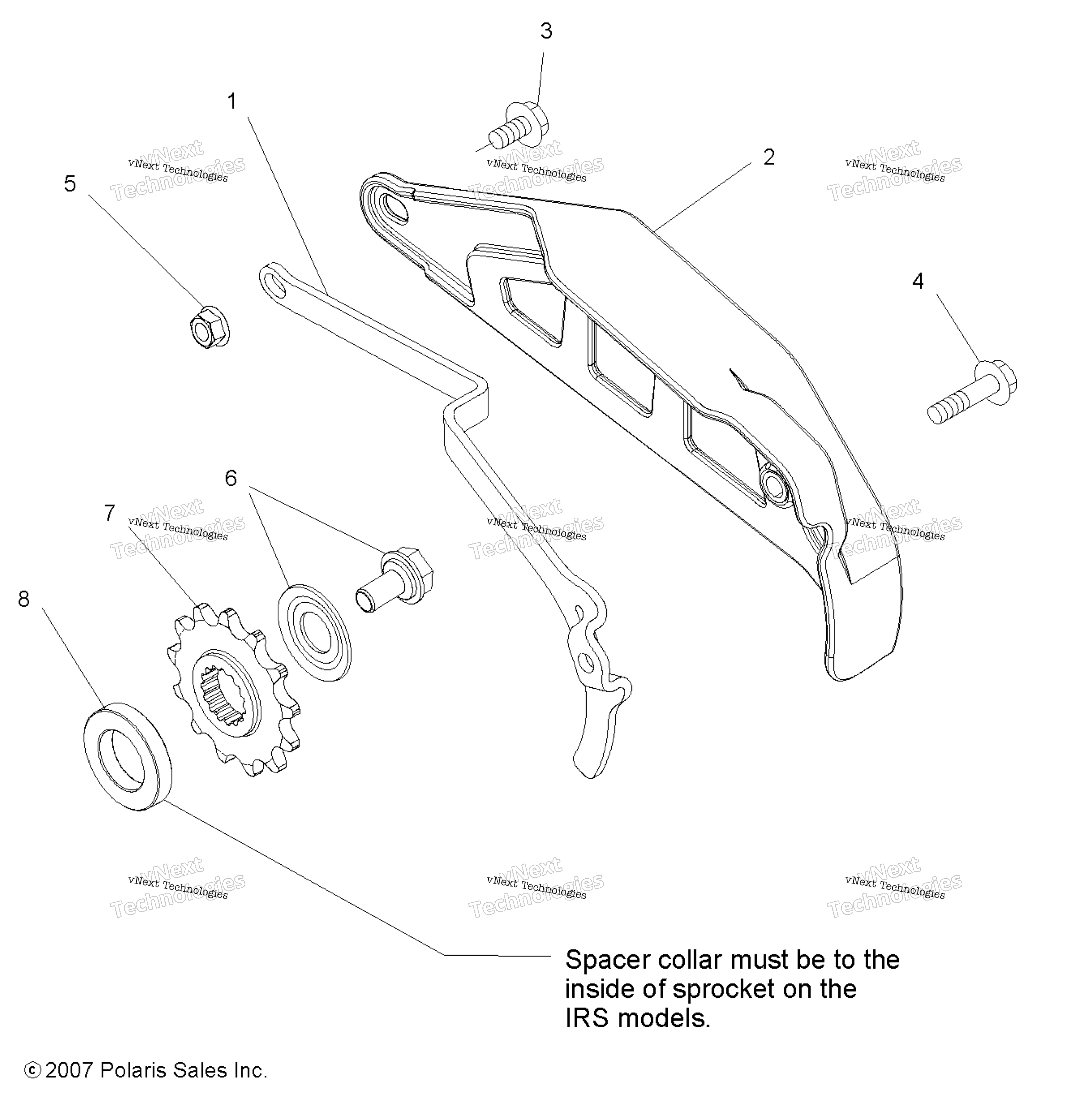 Привод Train, Front Sprocket Guard