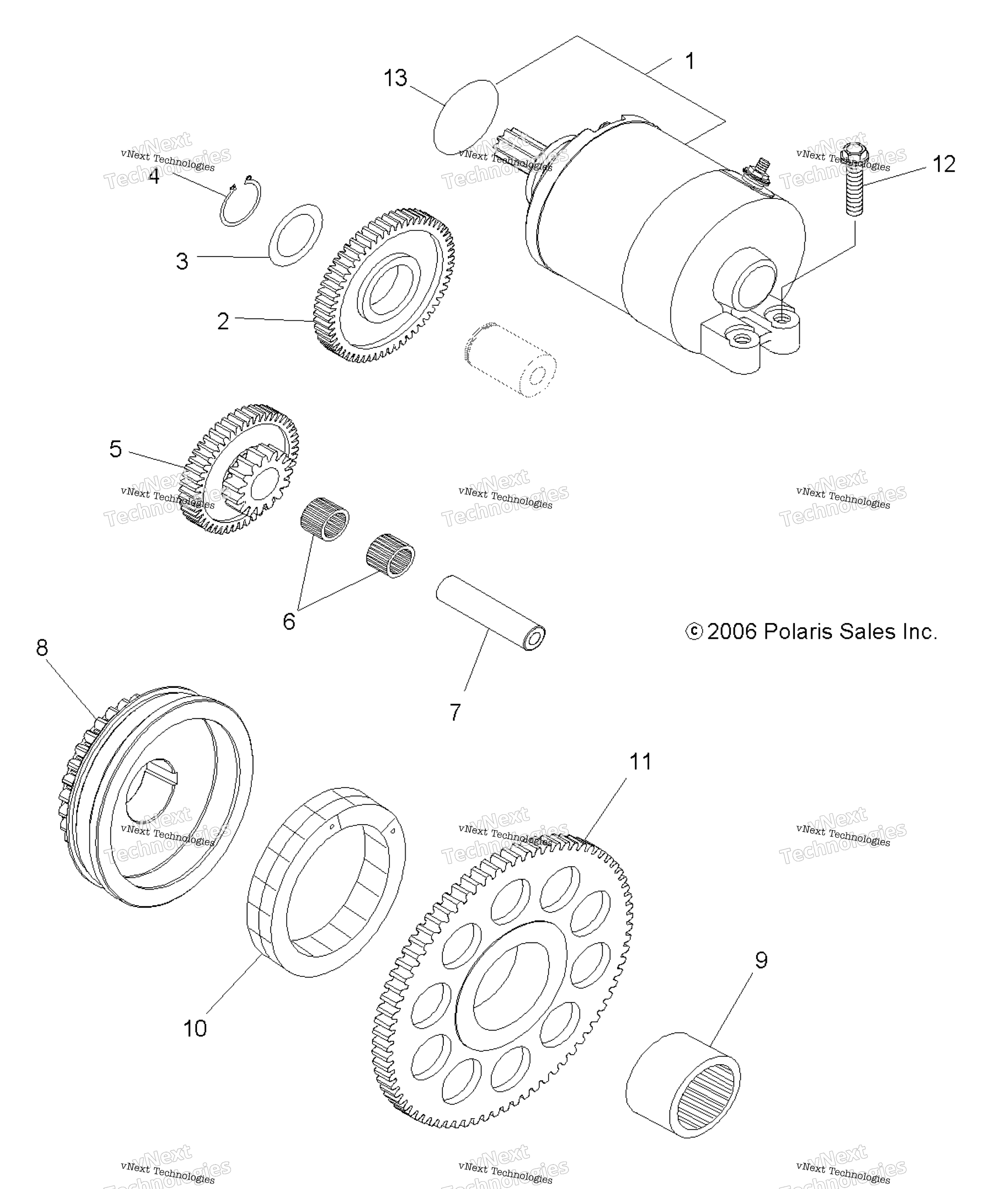 Engine, Starting система