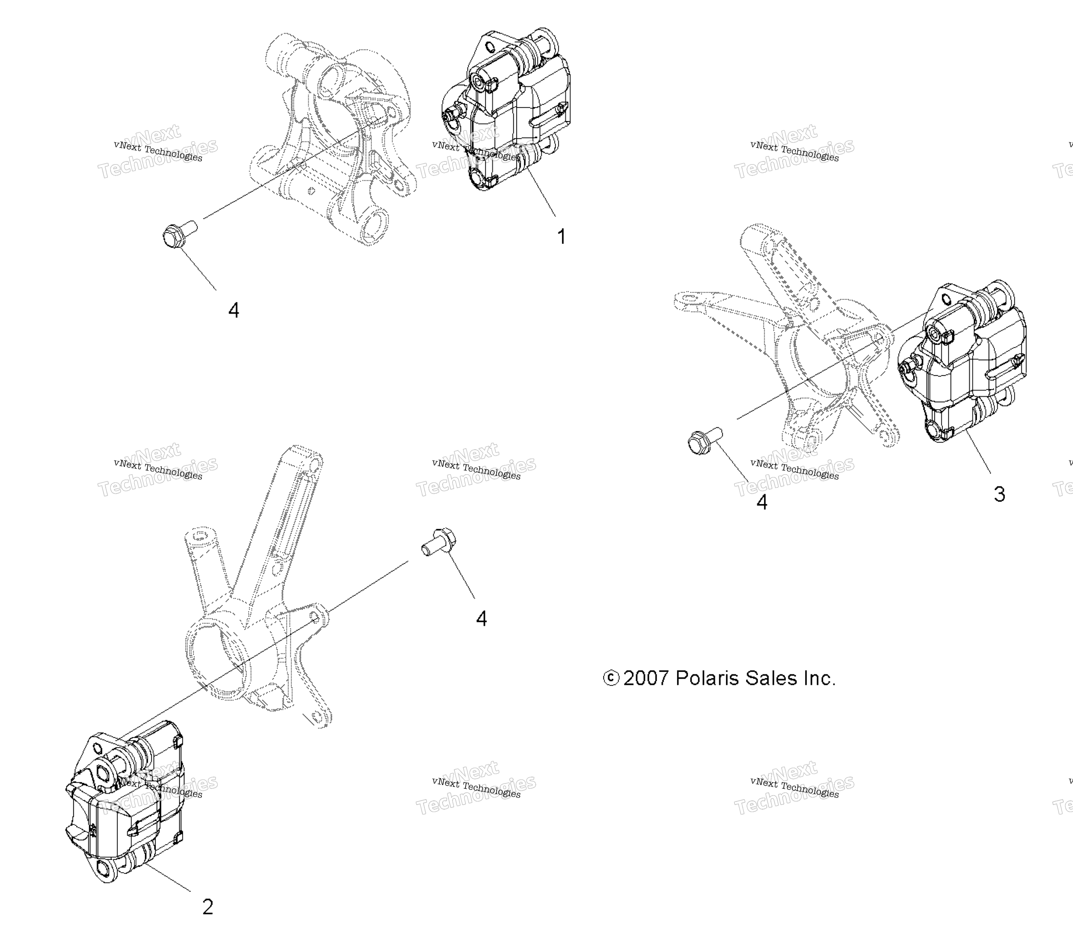 Brakes, тормоз Caliper крепление