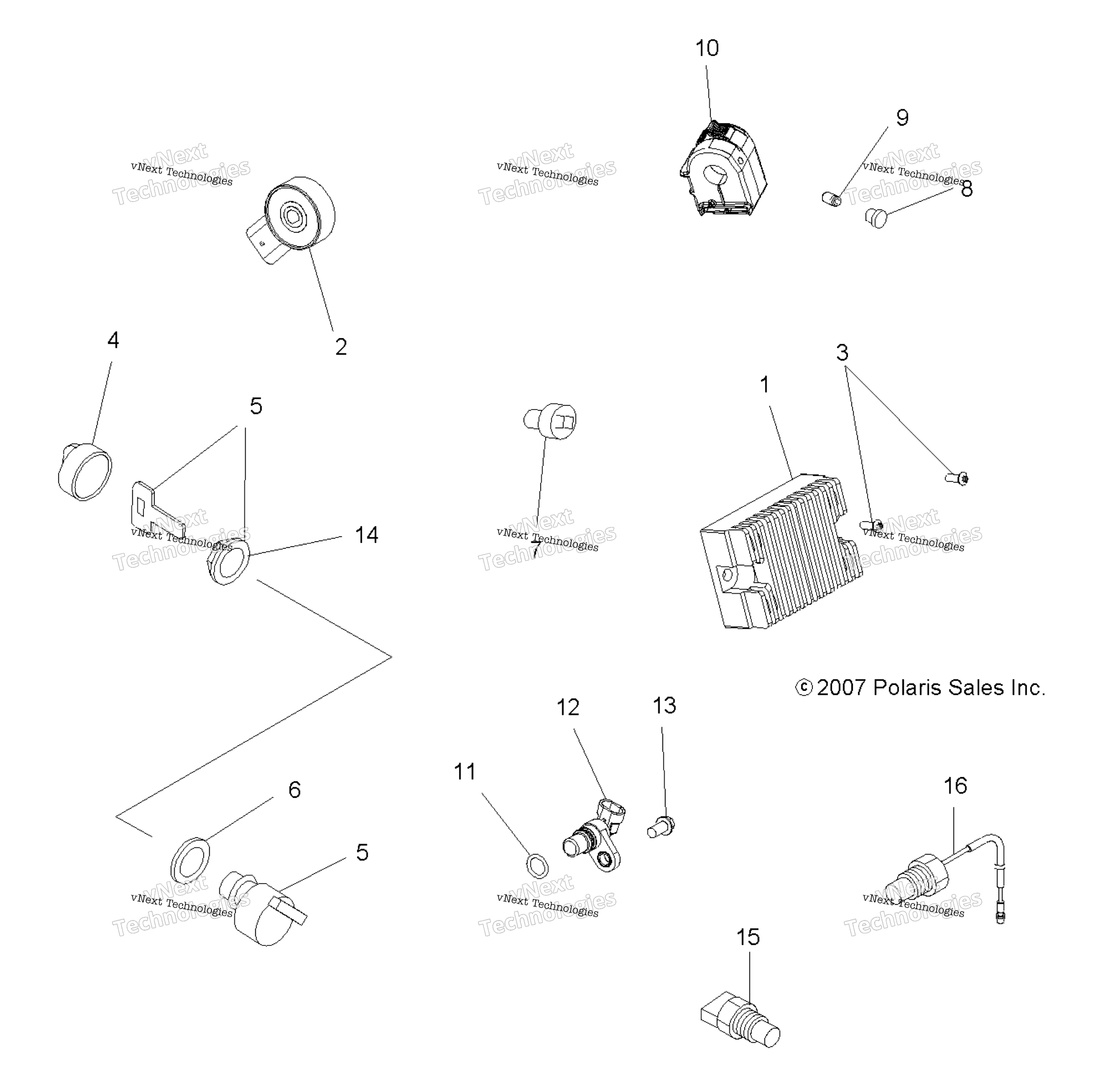 электрооборудование Switches, Sensors & Ecm