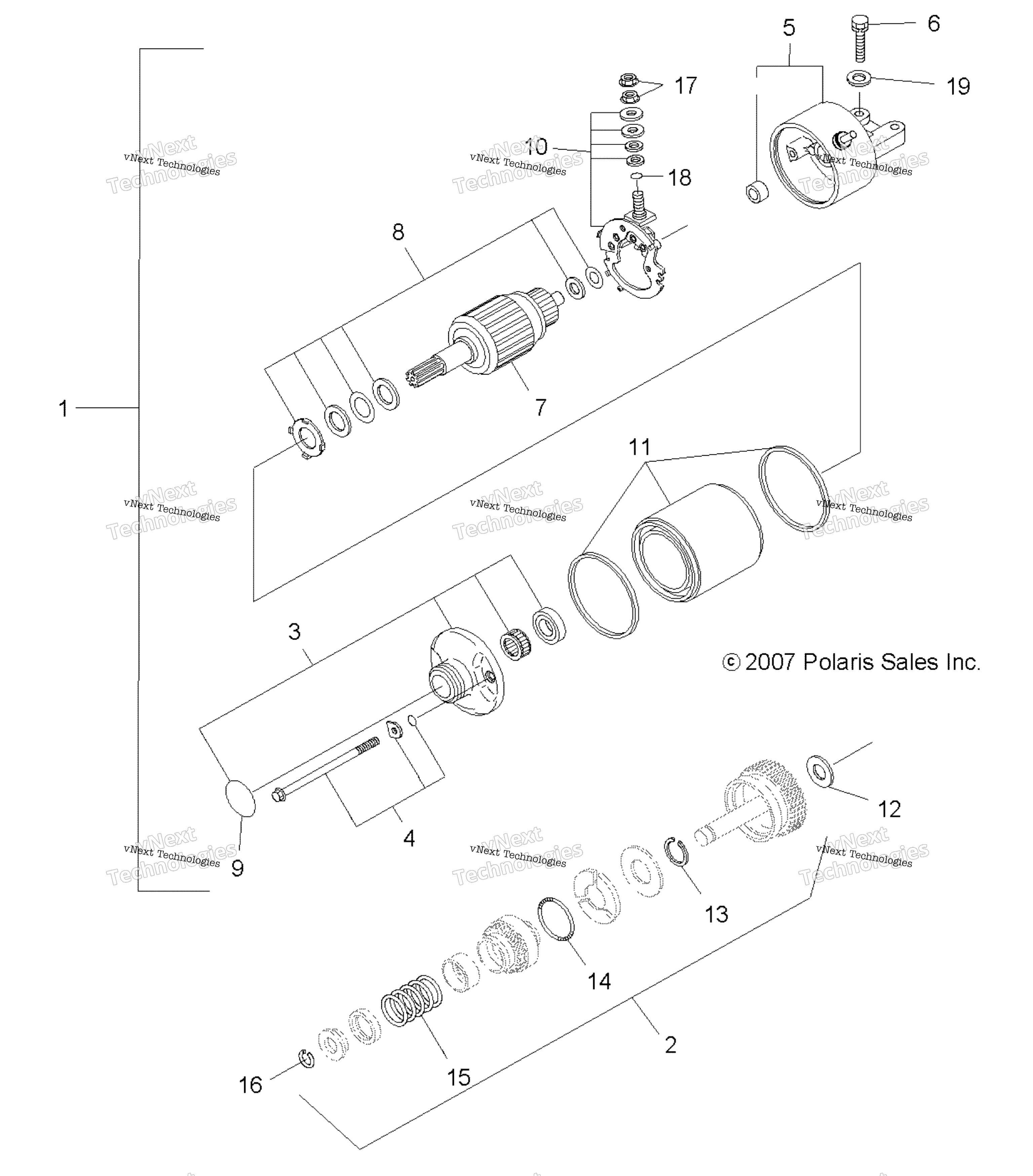 Engine, Starting система