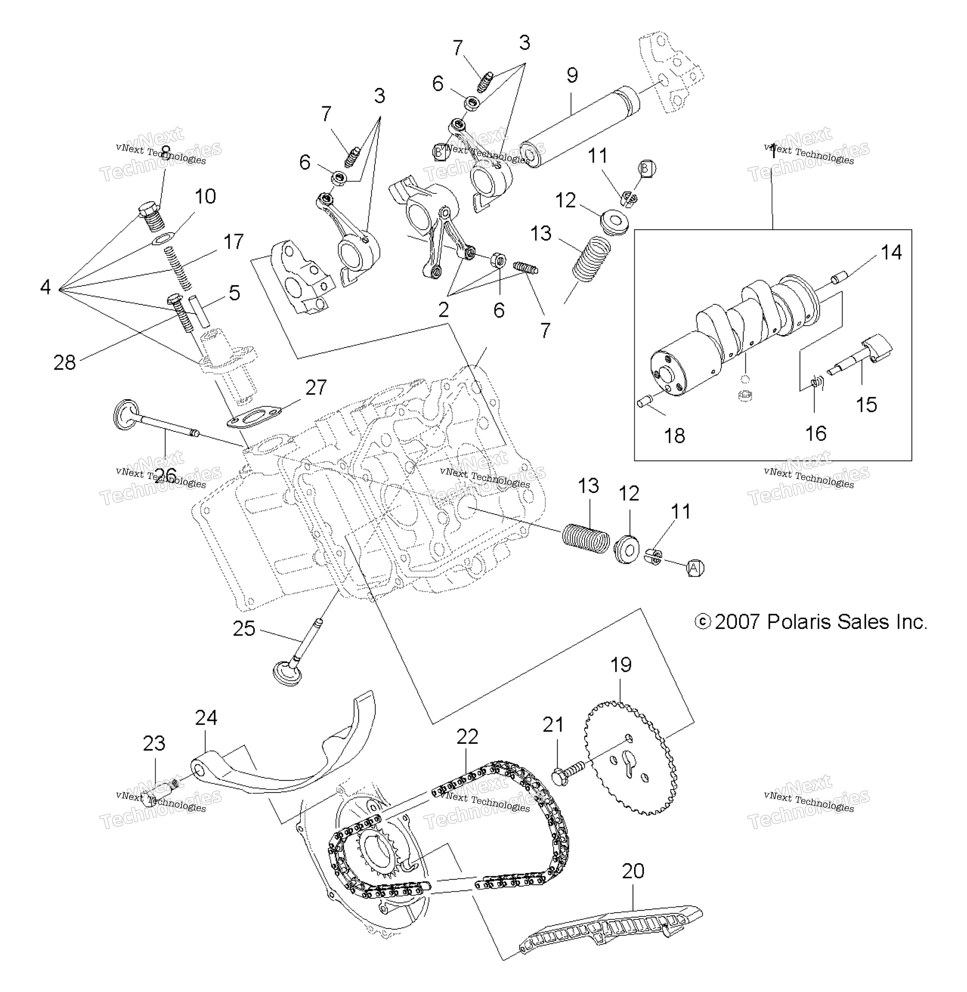 Engine, Valves & распредвал