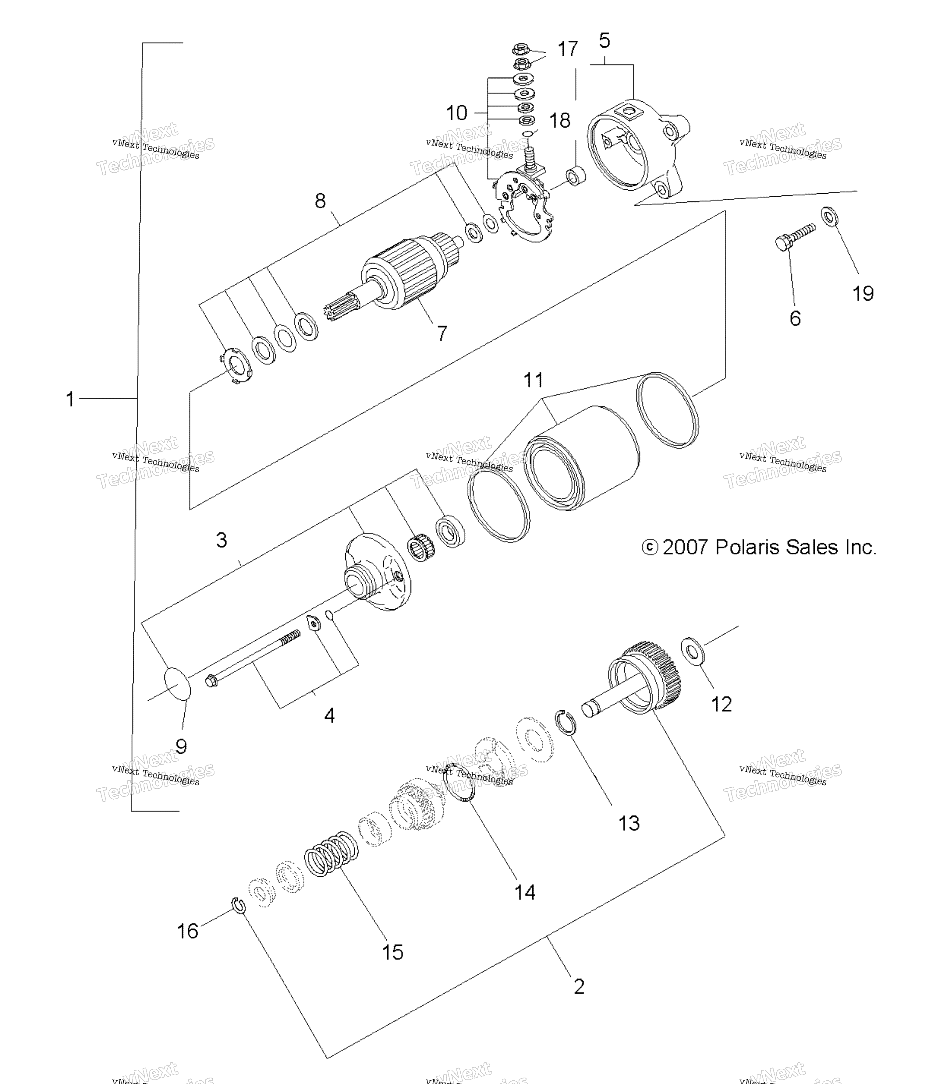 Engine, Starting система