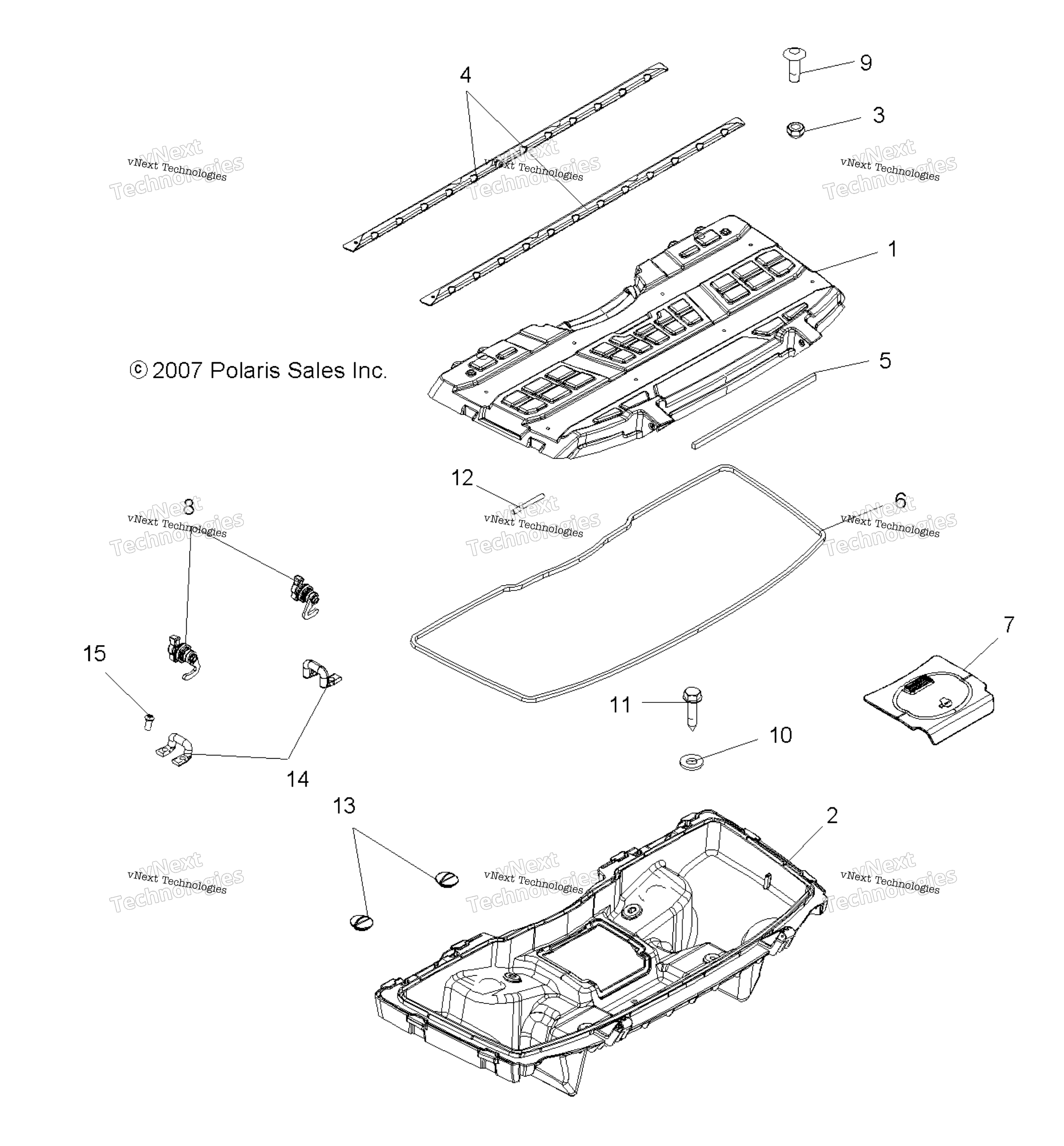 Body, передний Storage Box