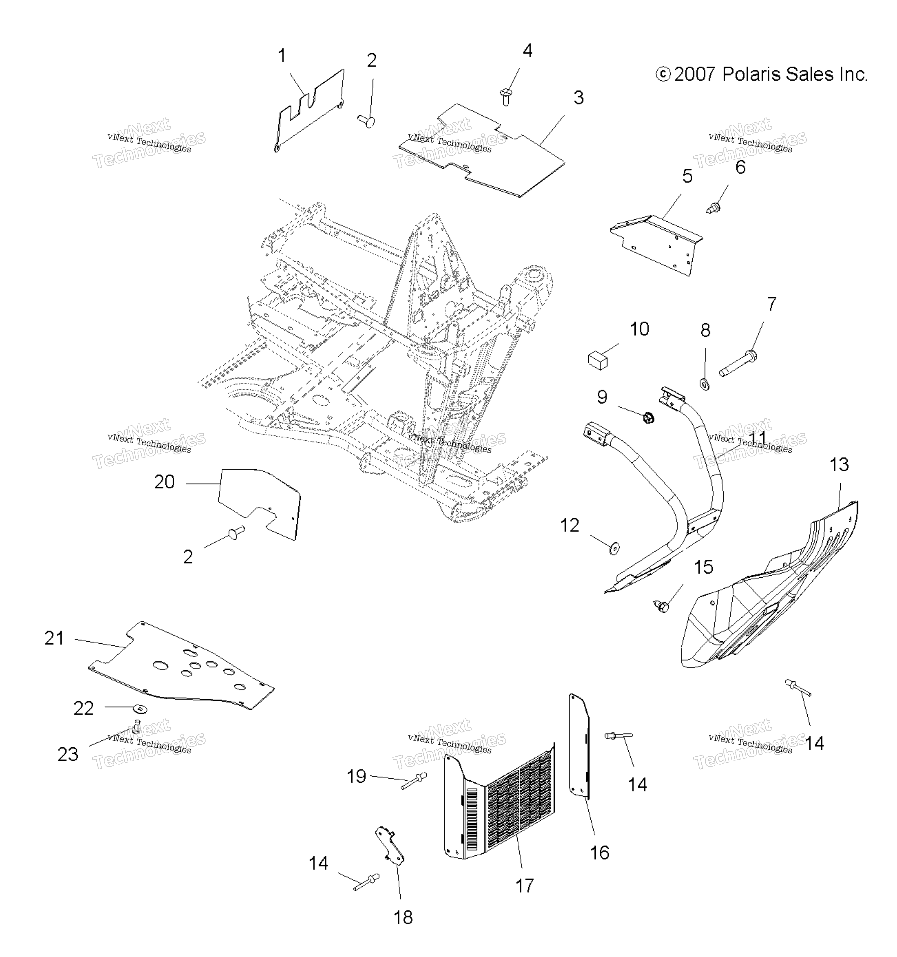 Chassis, передний Bumper