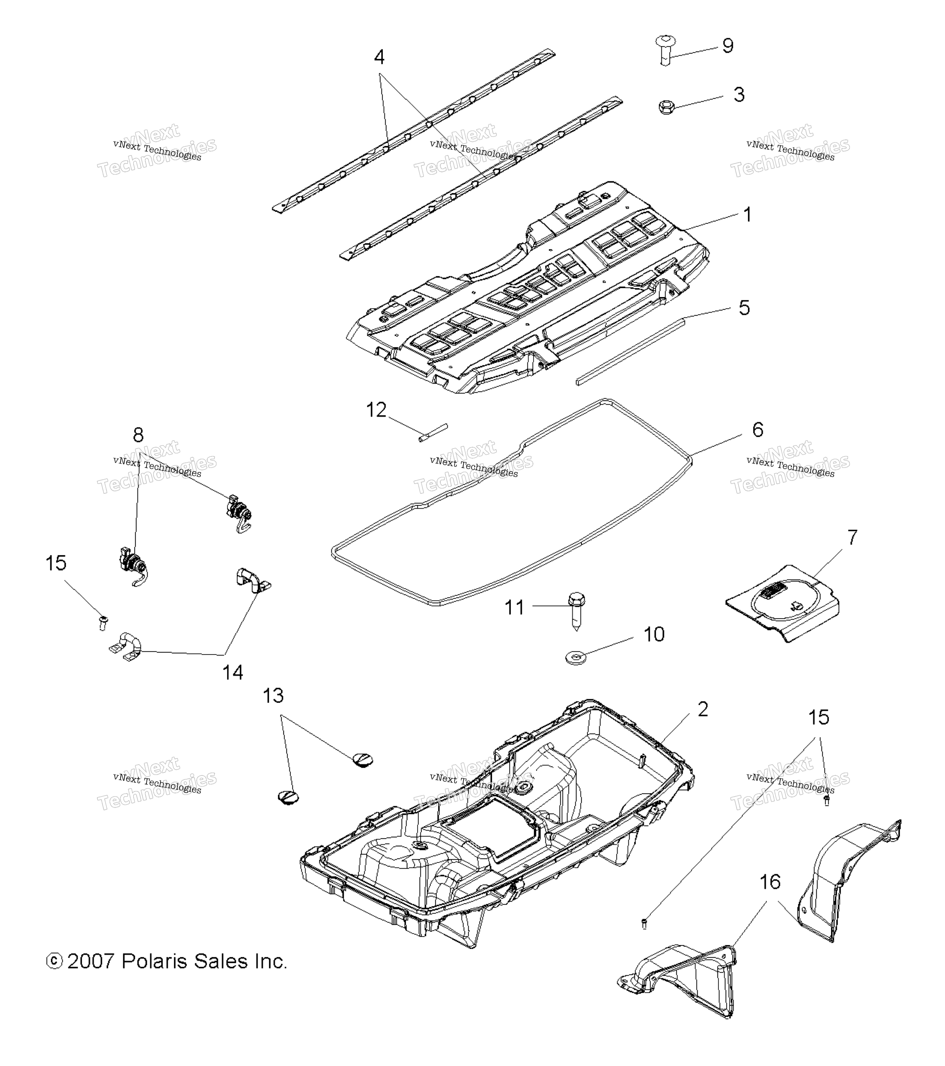 Body, передний Storage Box