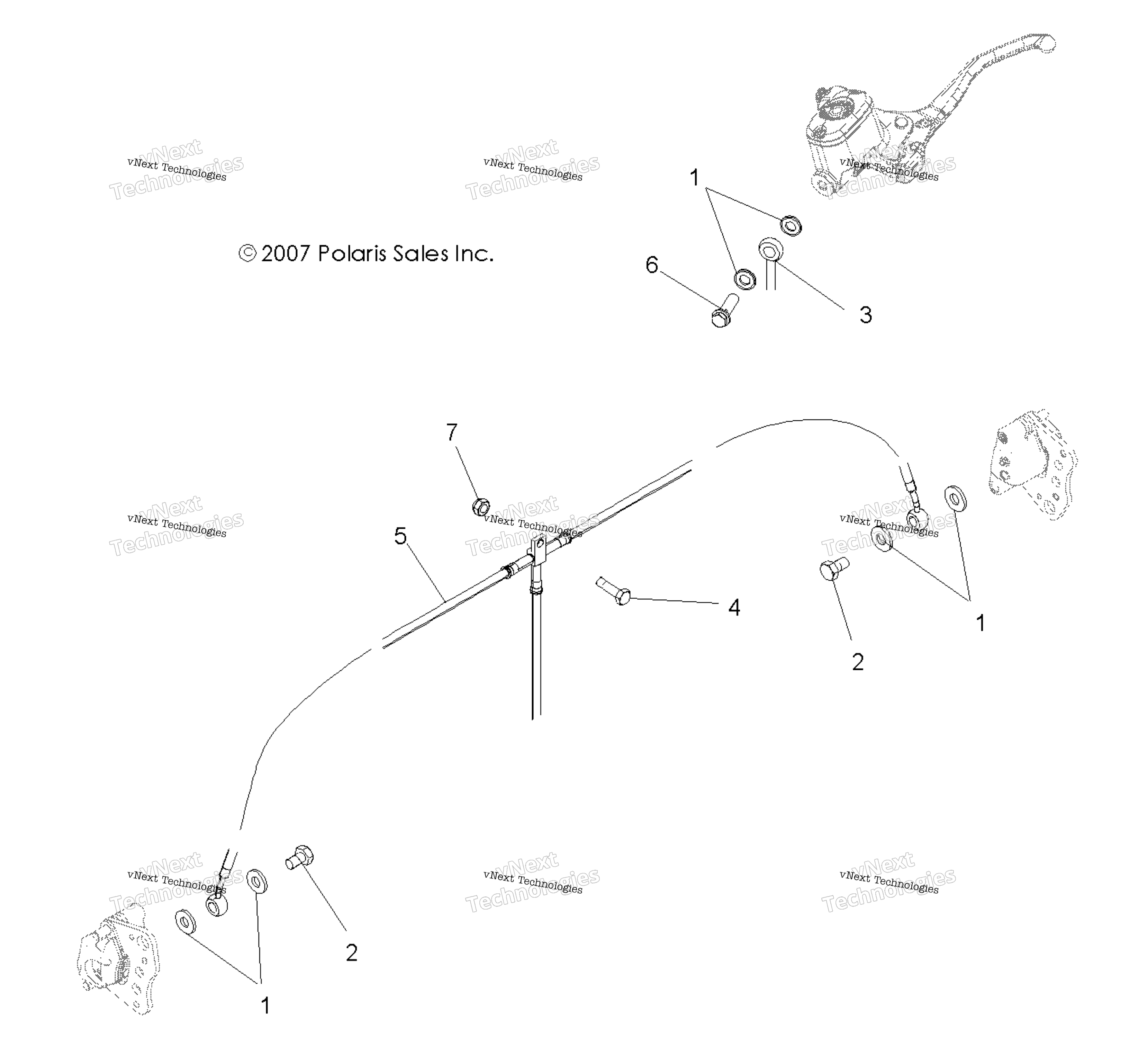 Brakes, передний тормоз Lines
