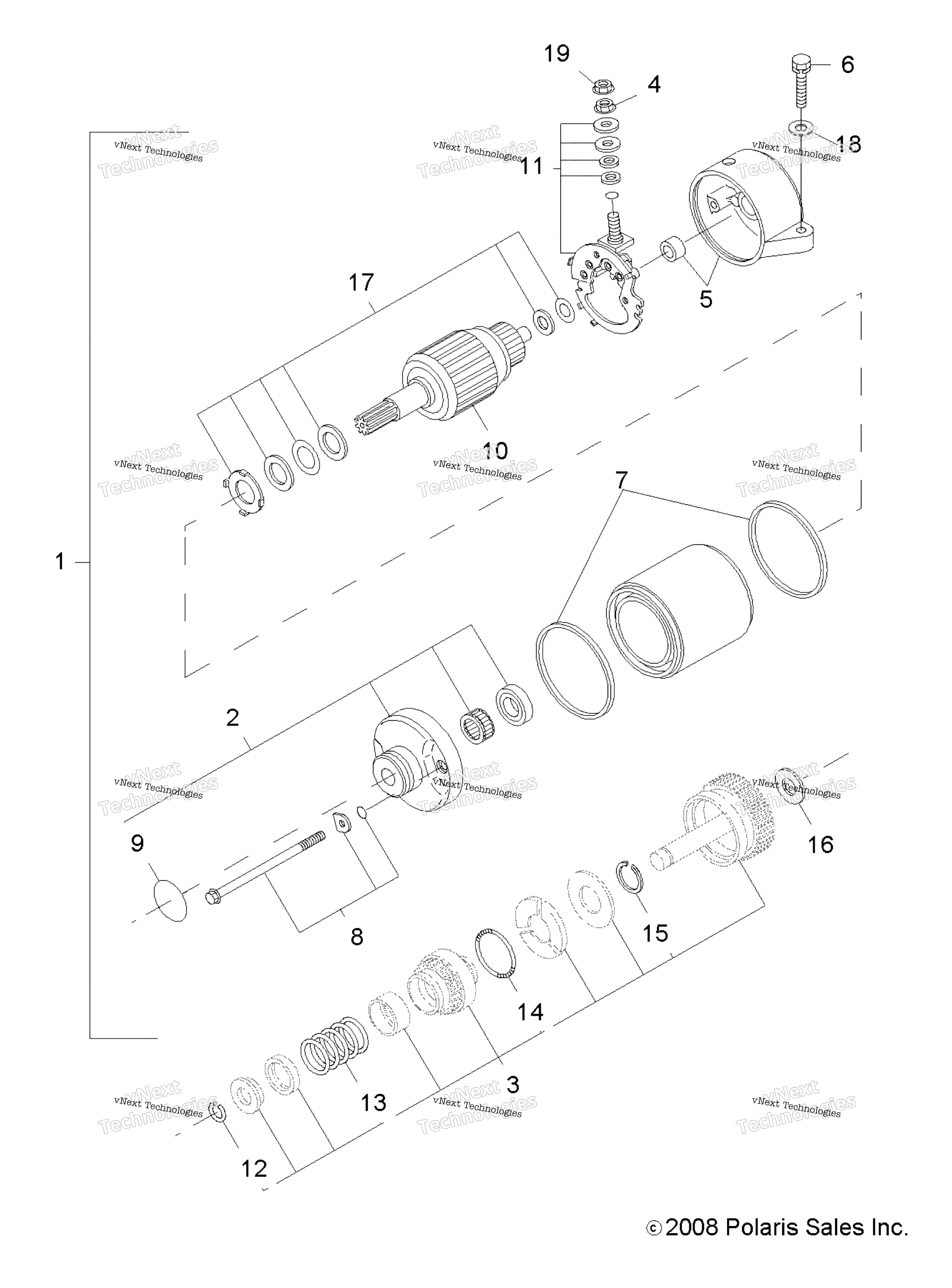 Engine, Starting система