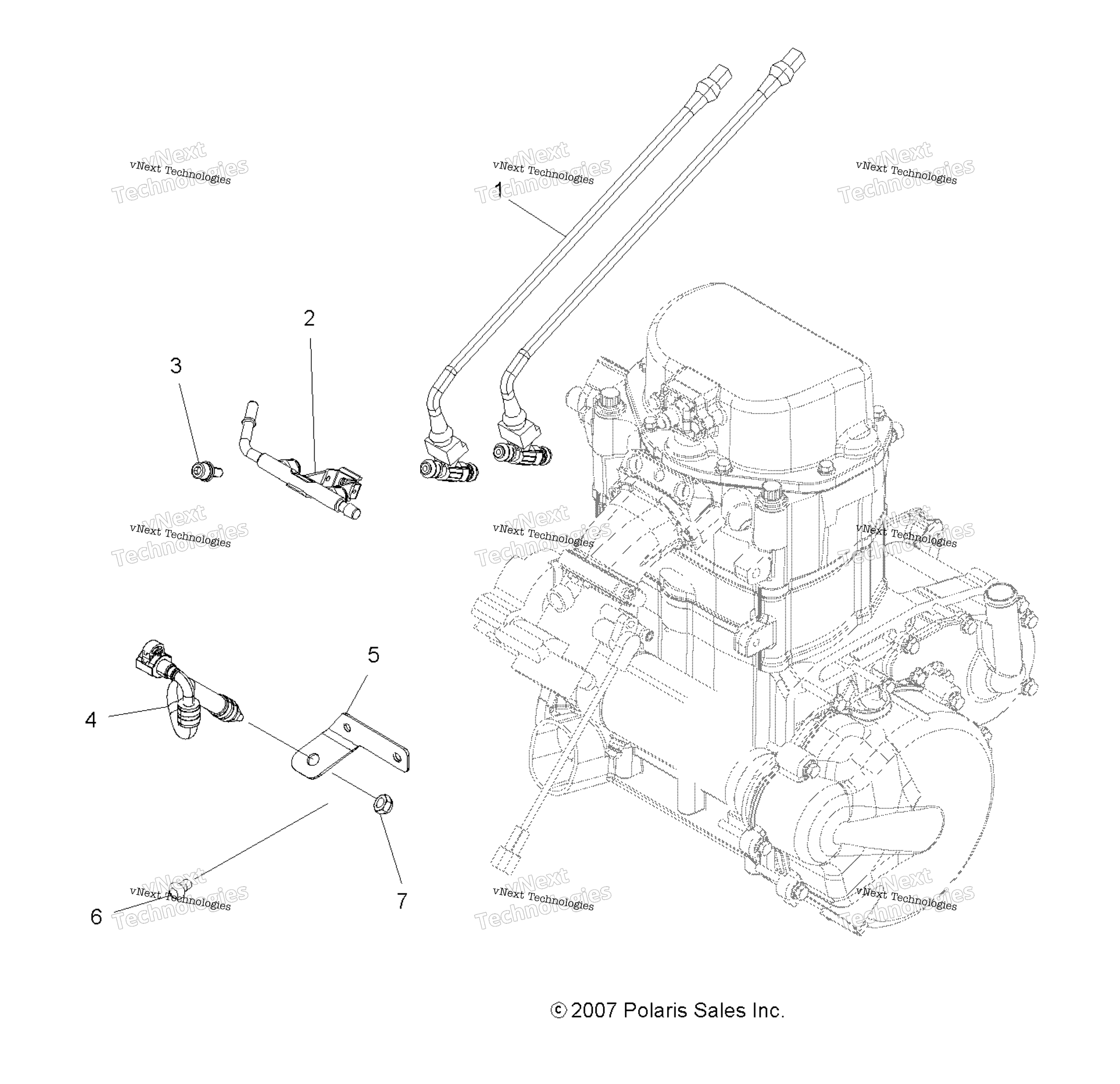 Engine, топливный Injector