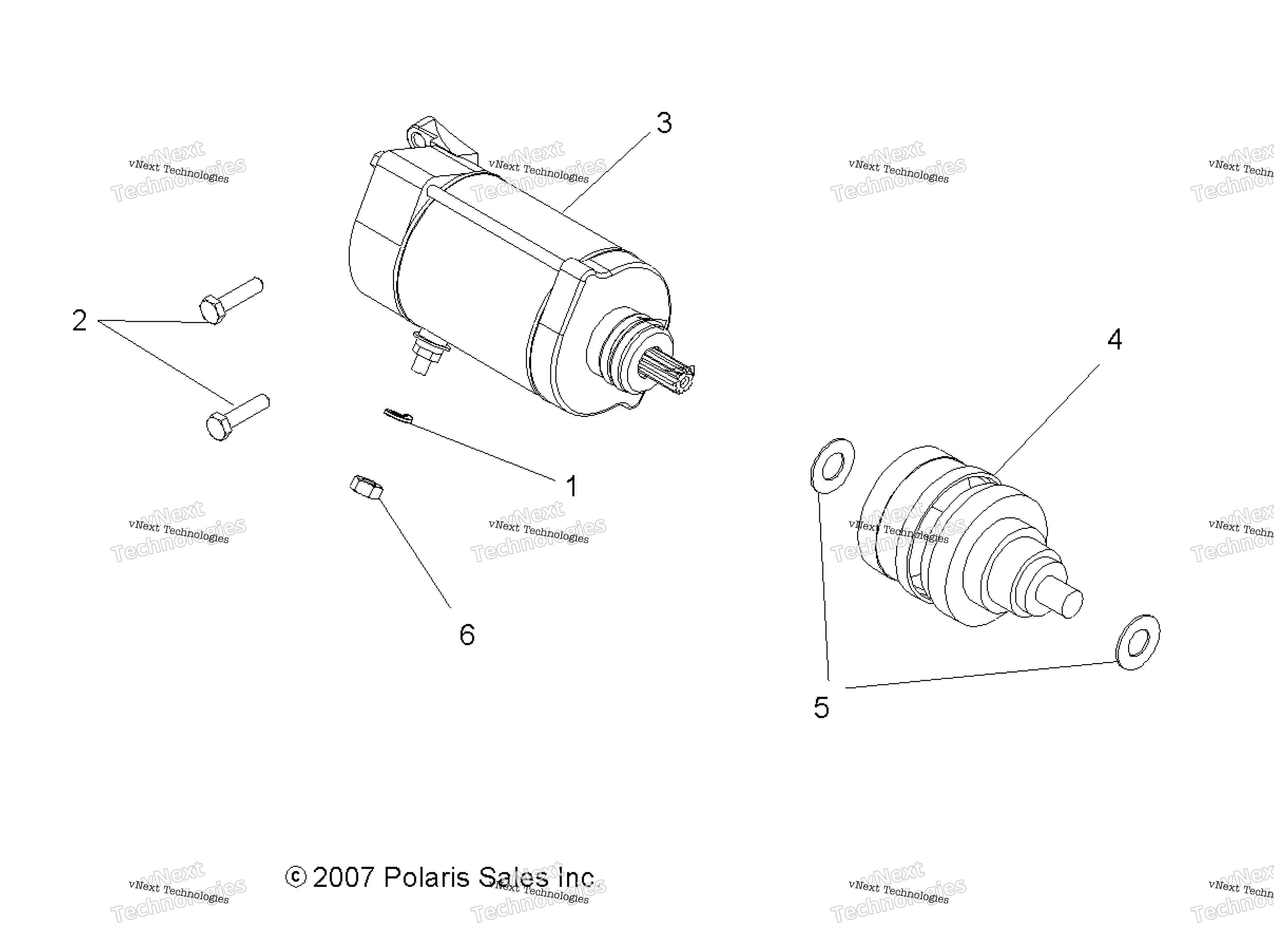 двигатель Starting Motor