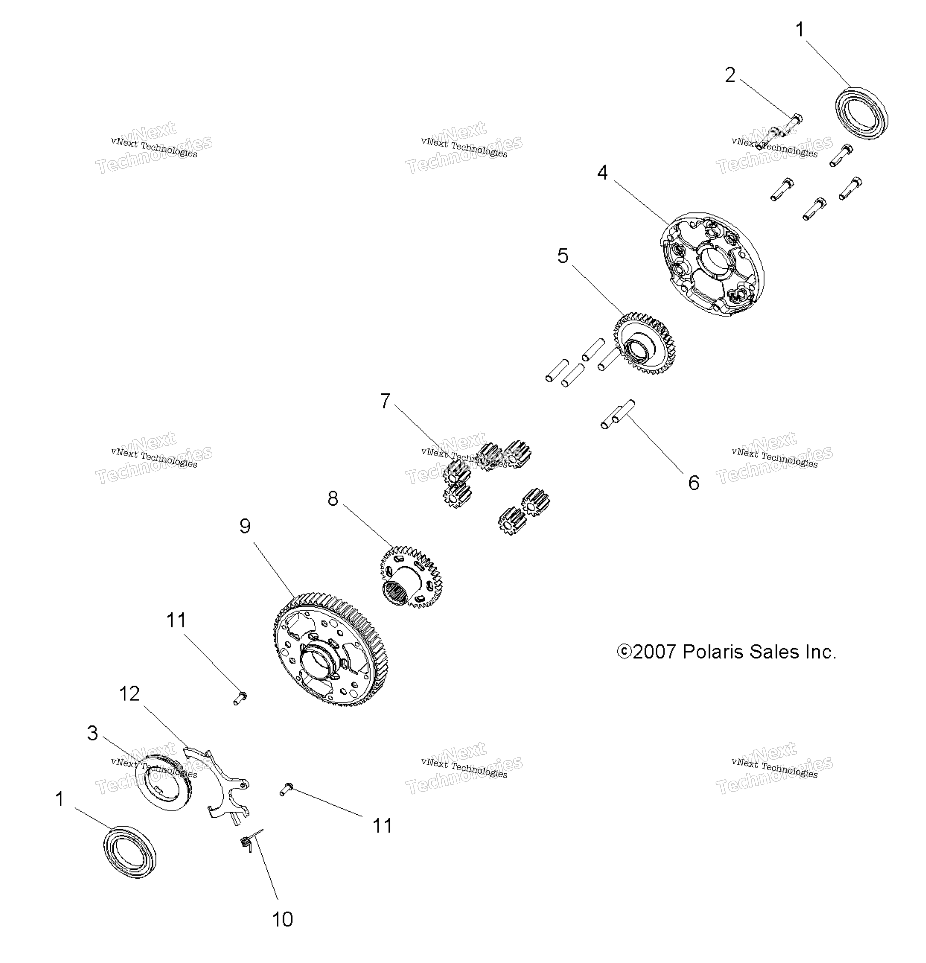 Привод Train, Differential