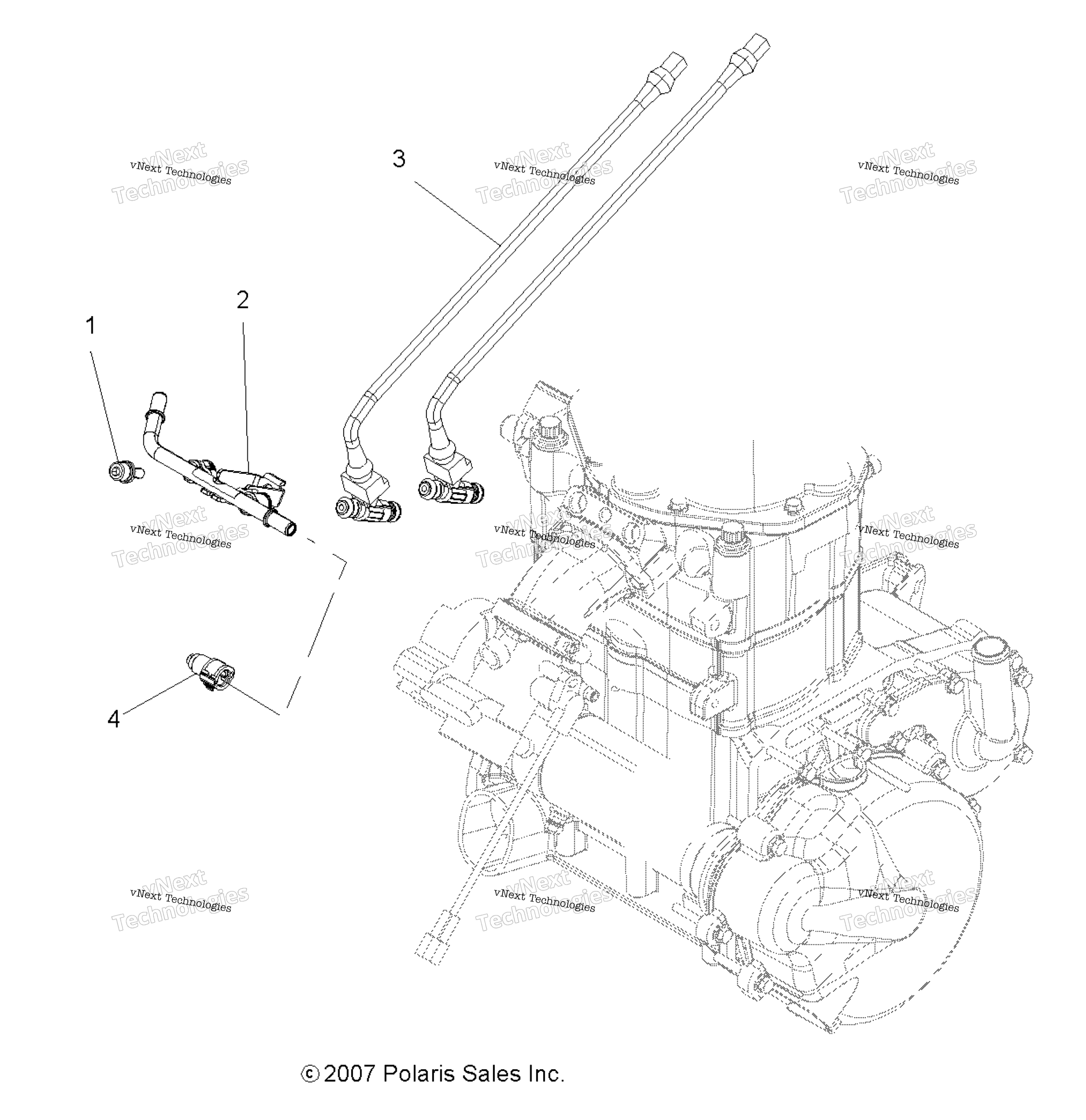 Engine, топливный Injector