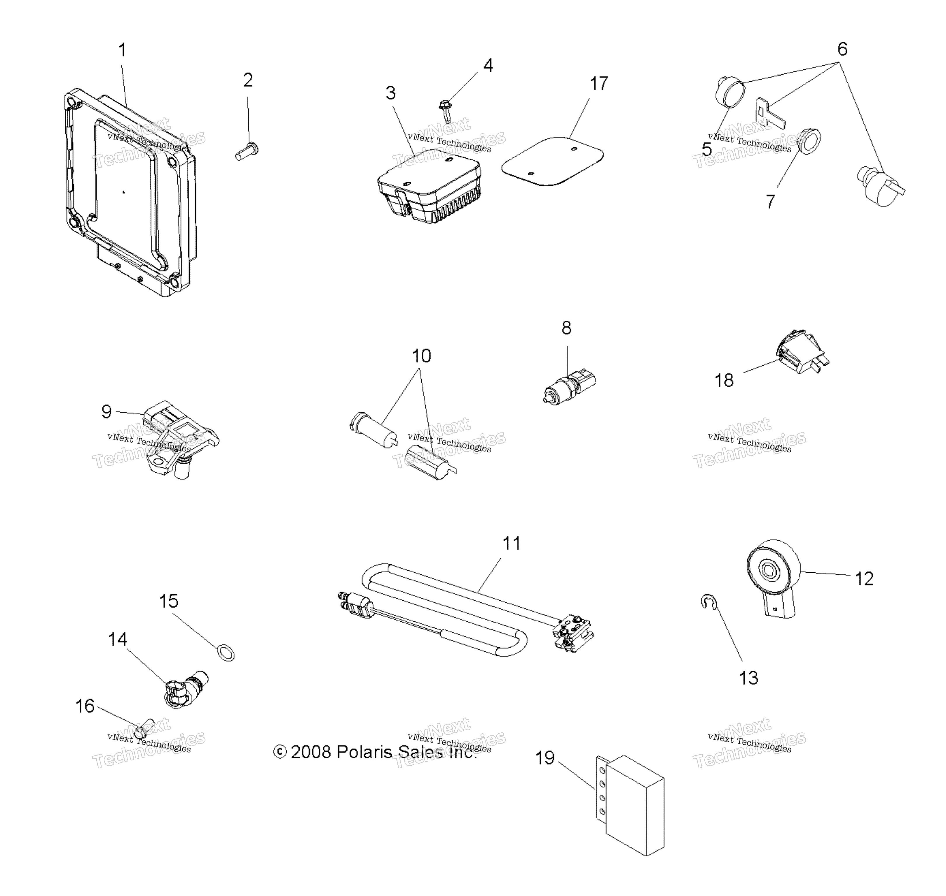 Electrical, Switches, Sensors, Ecu & управление Modules