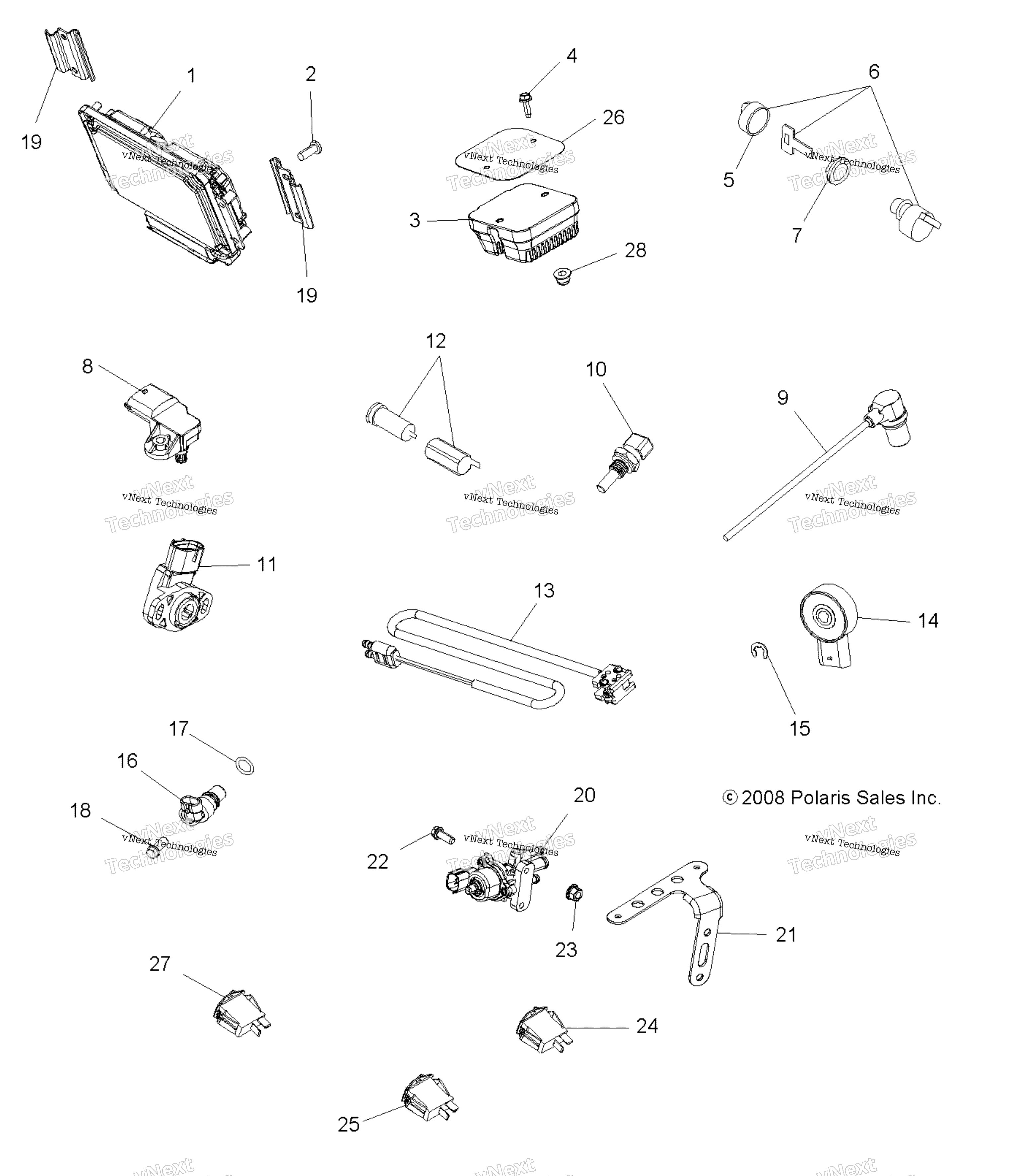 Electrical, Switches, Sensors, Ecu & управление Modules