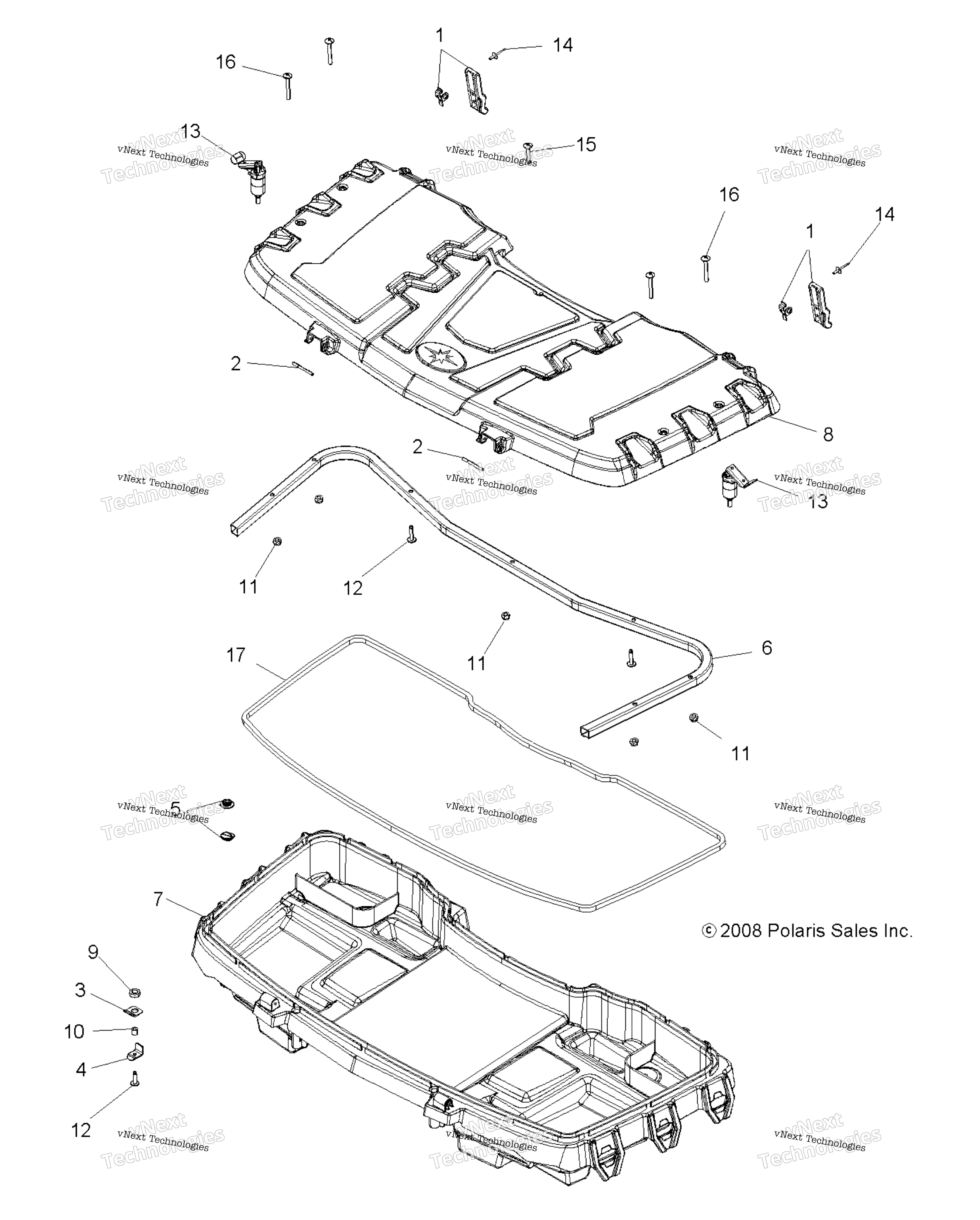 Body, передний багажник Box A09zx85ar / 8Xag