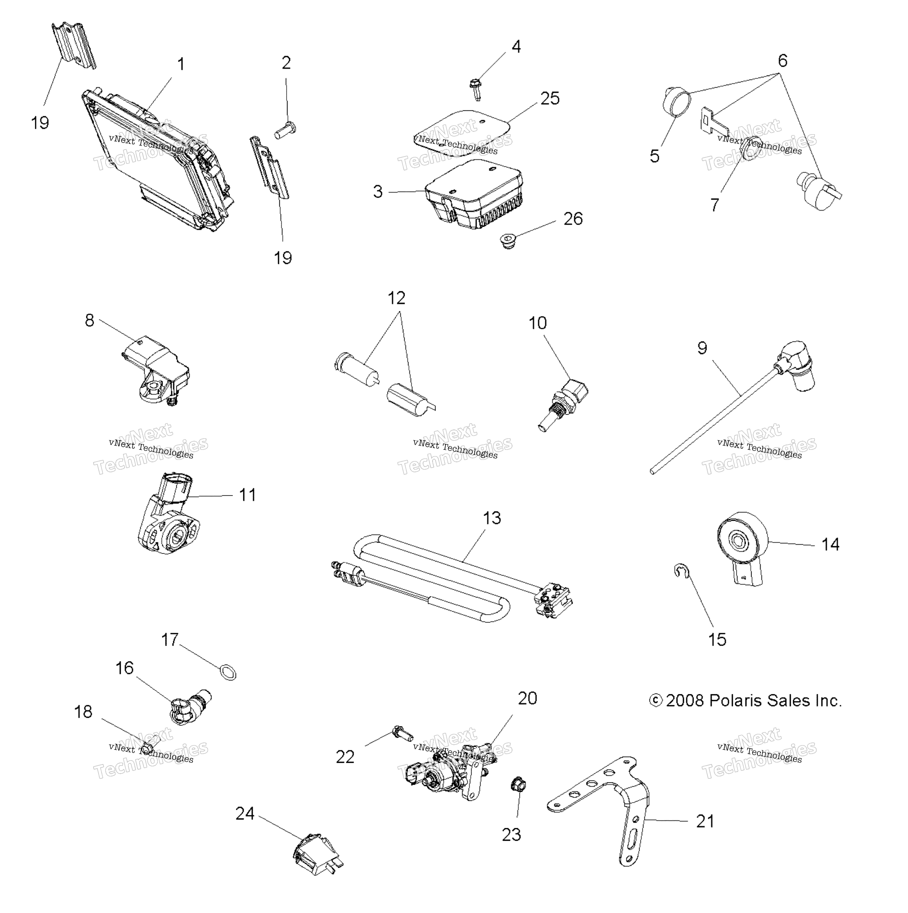 Electrical, Switches, Sensors, Ecu & управление Modules