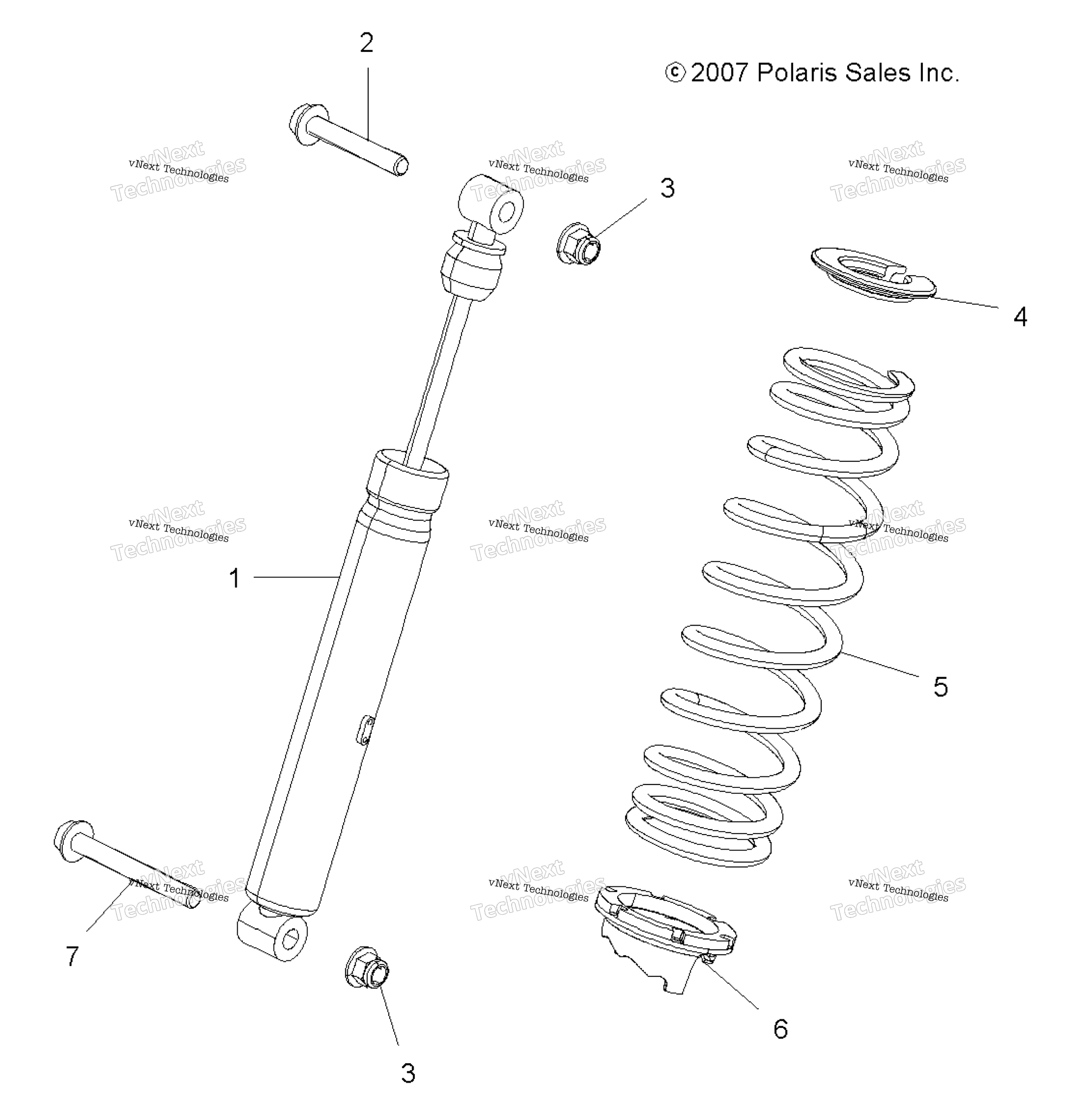 Suspension, Shock, задний