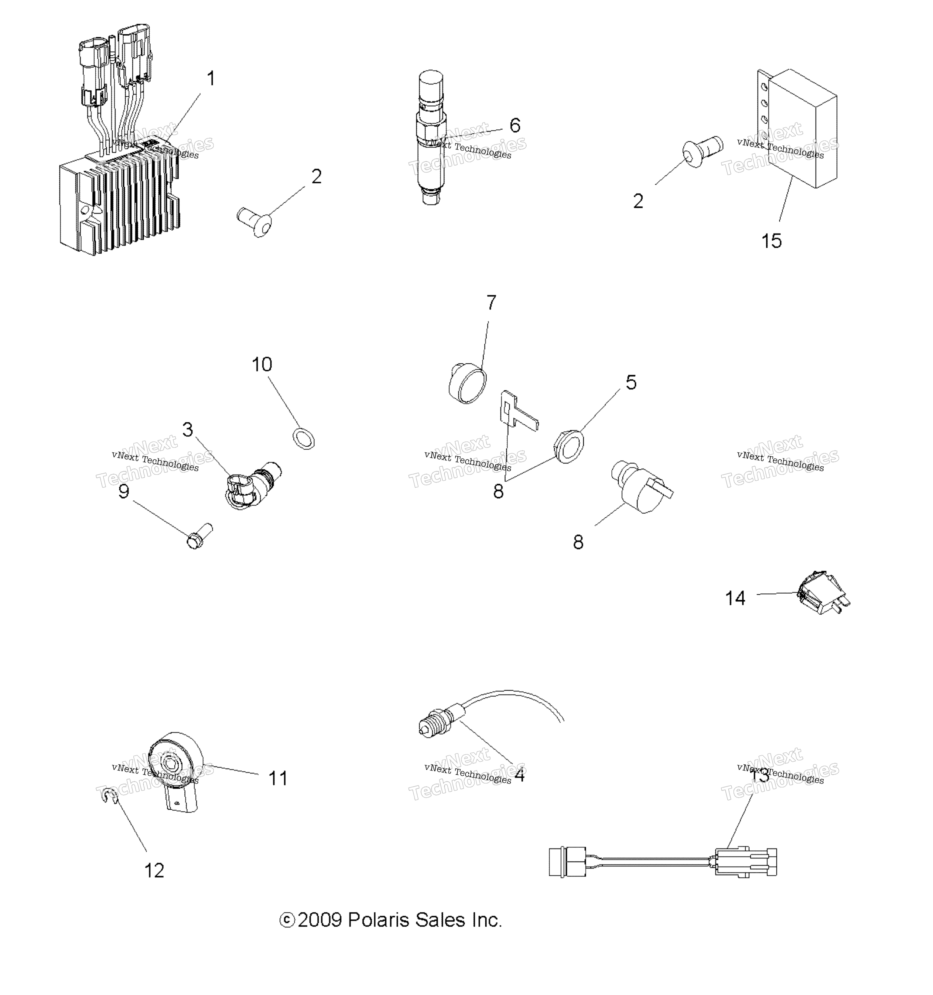 электрооборудование Switches, Sensors & Ecm