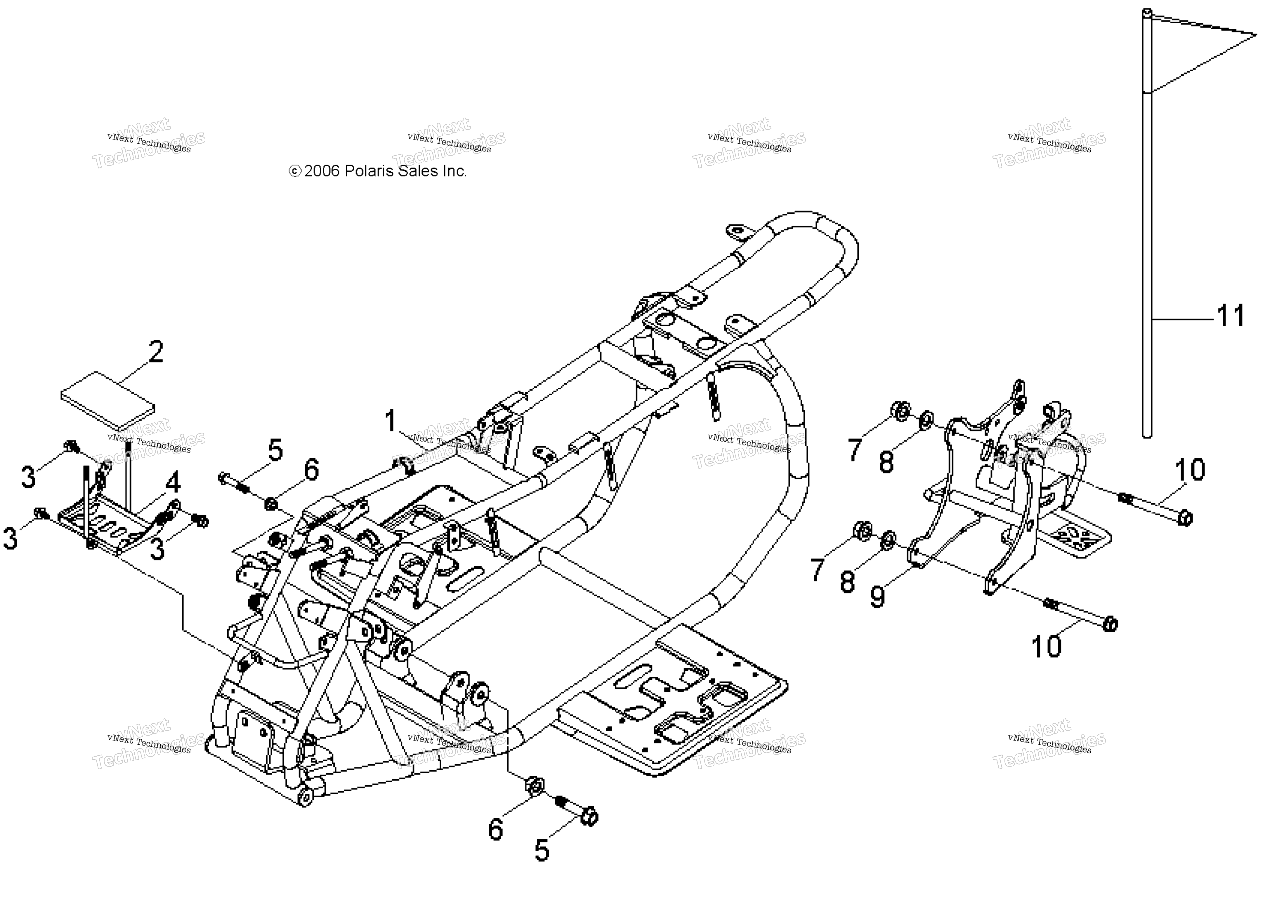 Chassis, рама & Swing Arm