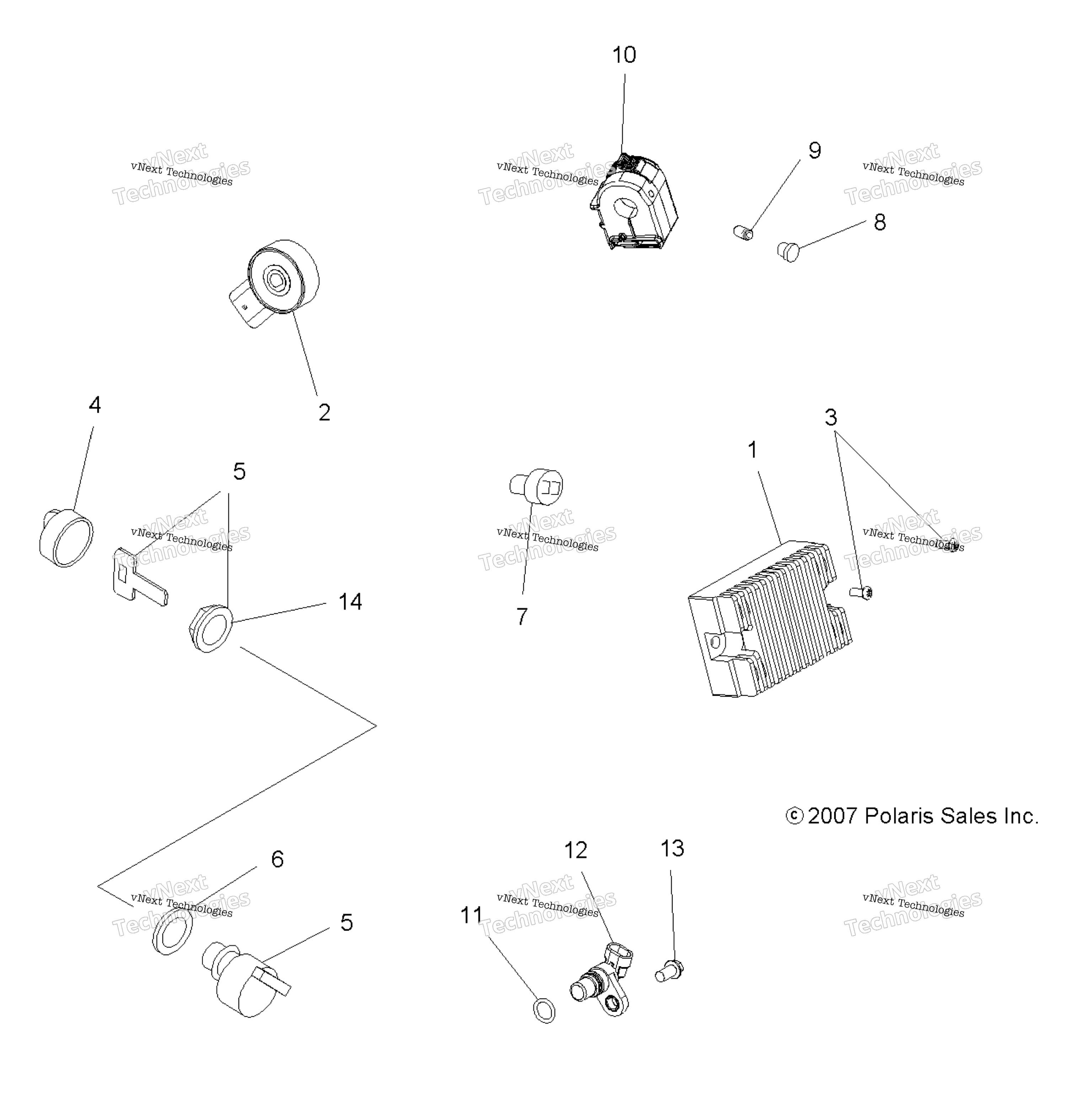 электрооборудование Switches, Sensors & Ecm