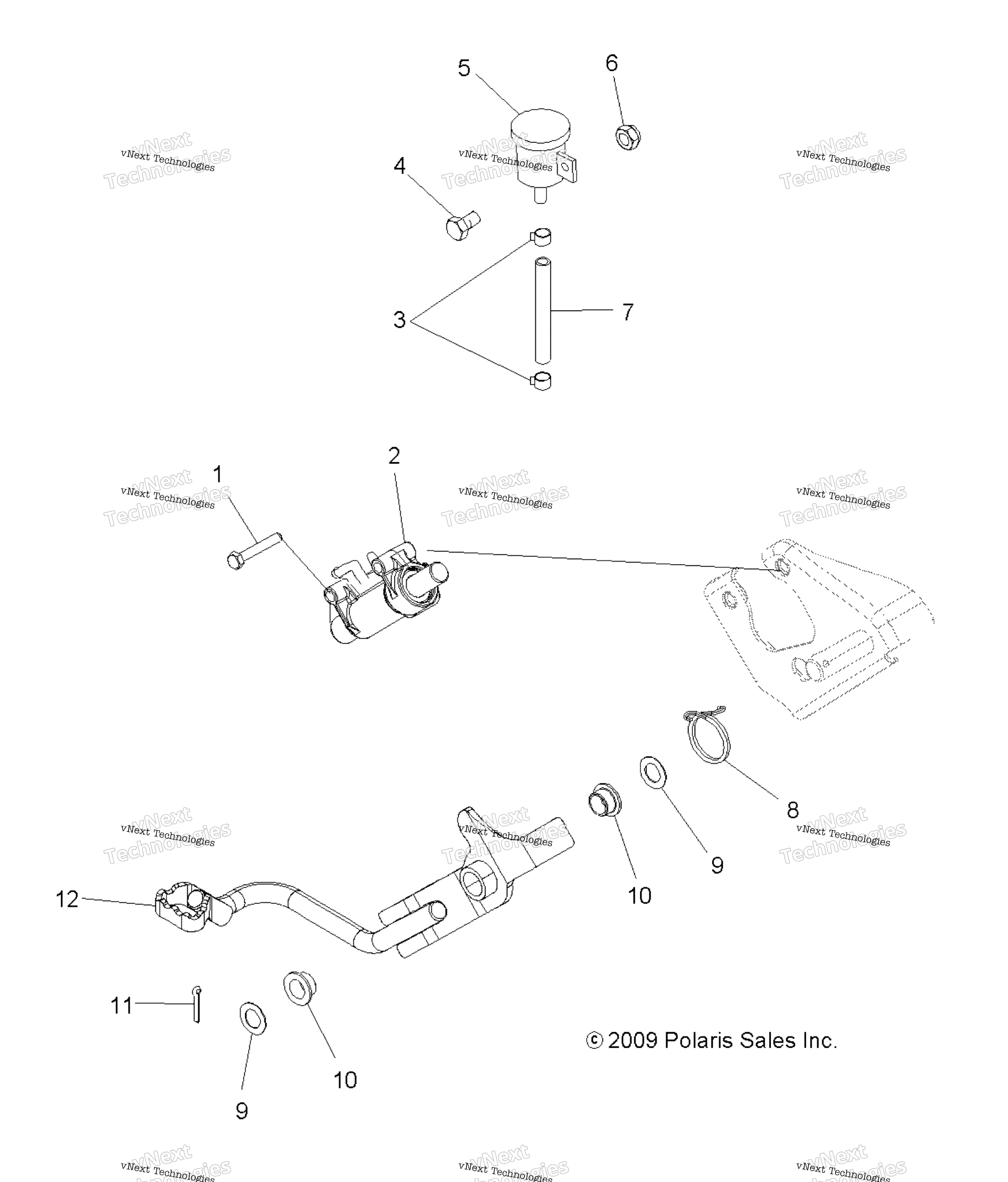 Brakes, тормоз Pedal & задний Master цилиндр