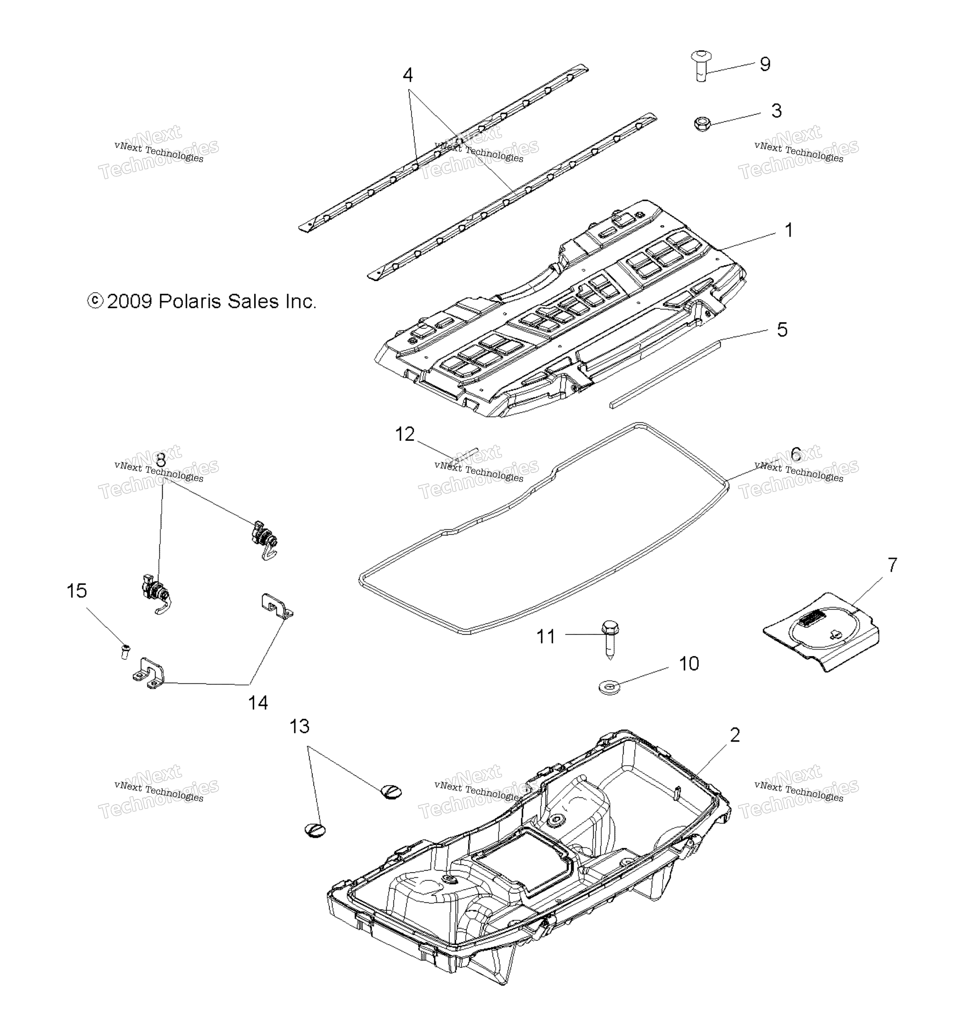 Body, передний Storage Box