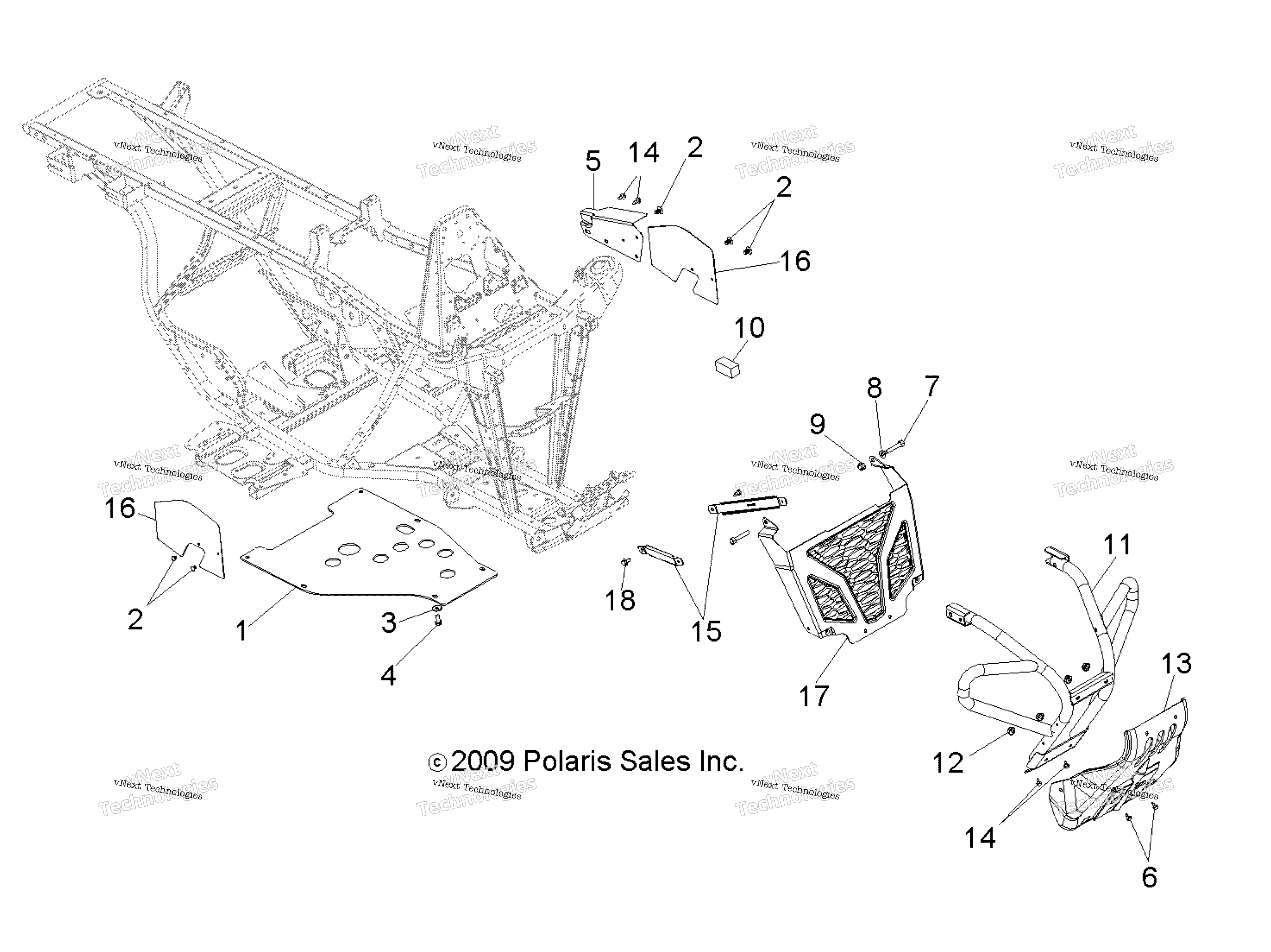 Chassis, передний Bumper